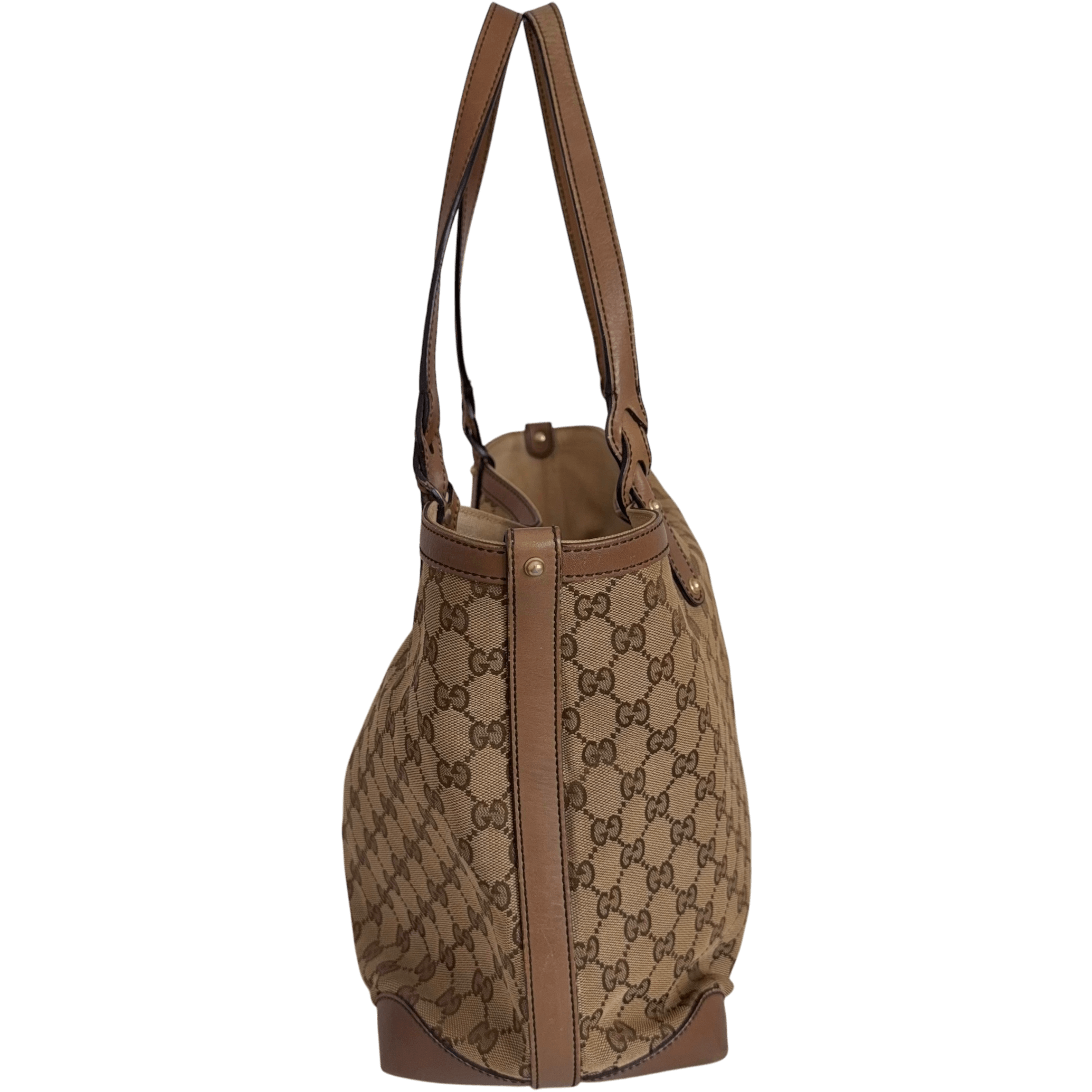 GG Web Canvas Tote