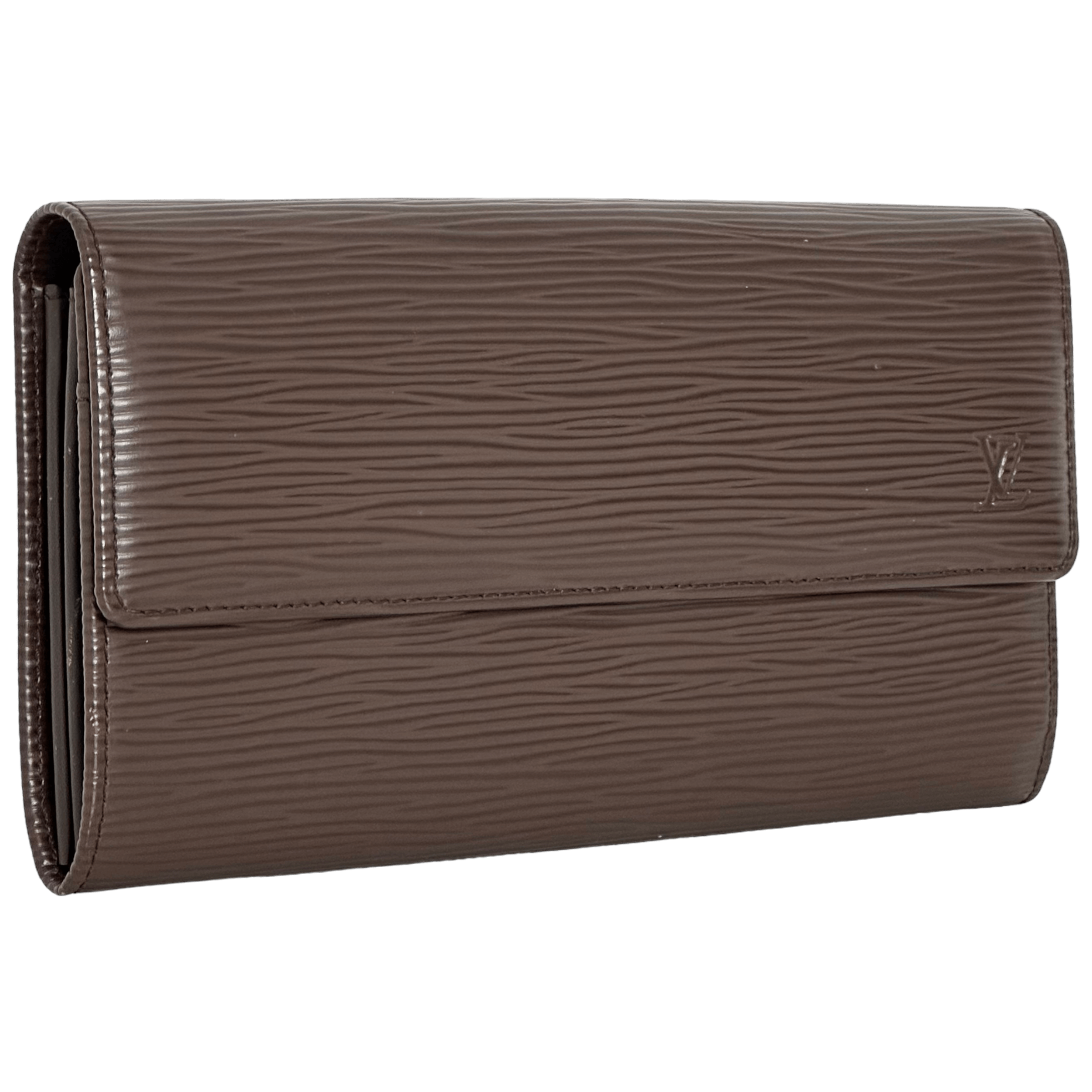 Brown Epi Long Wallet