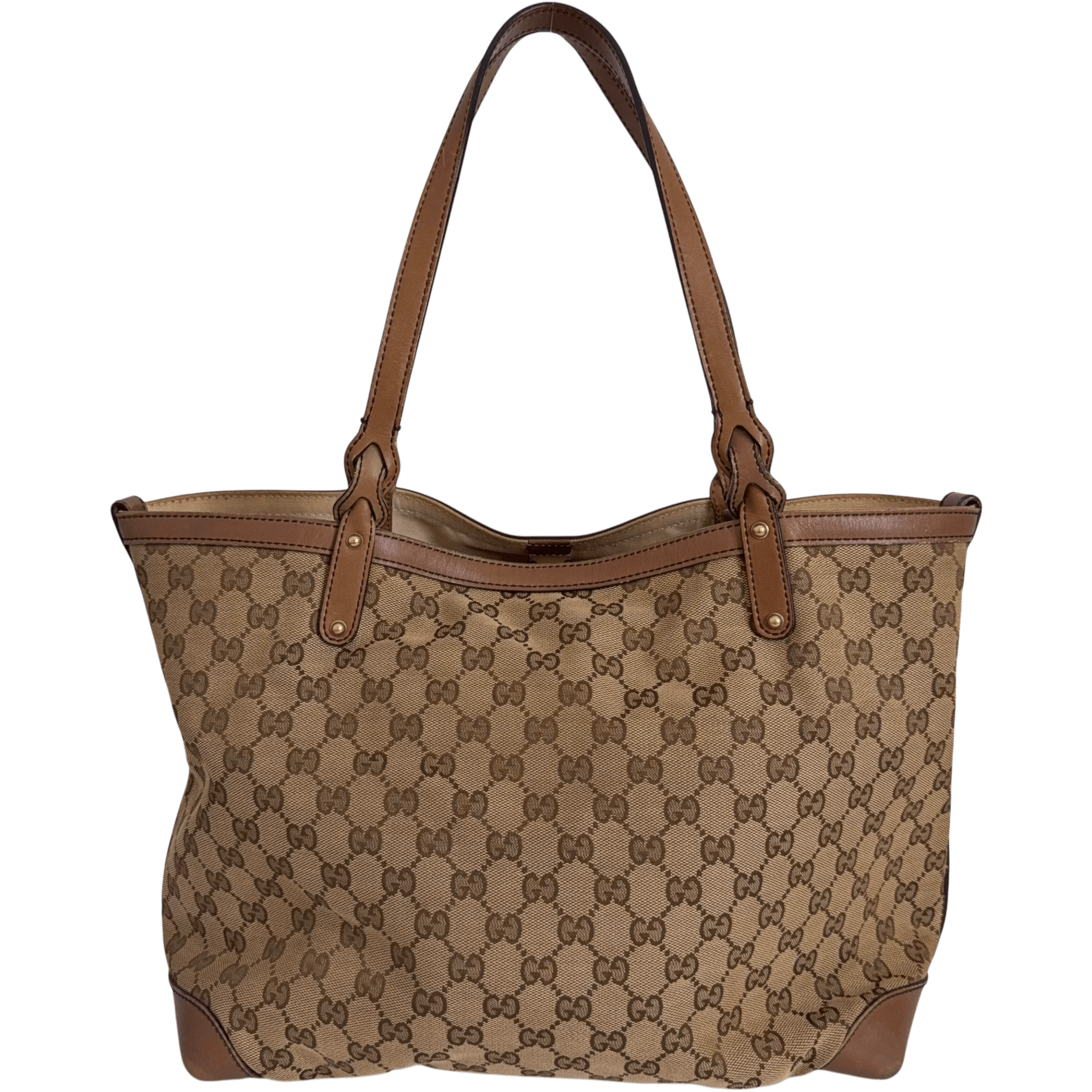 GG Web Canvas Tote
