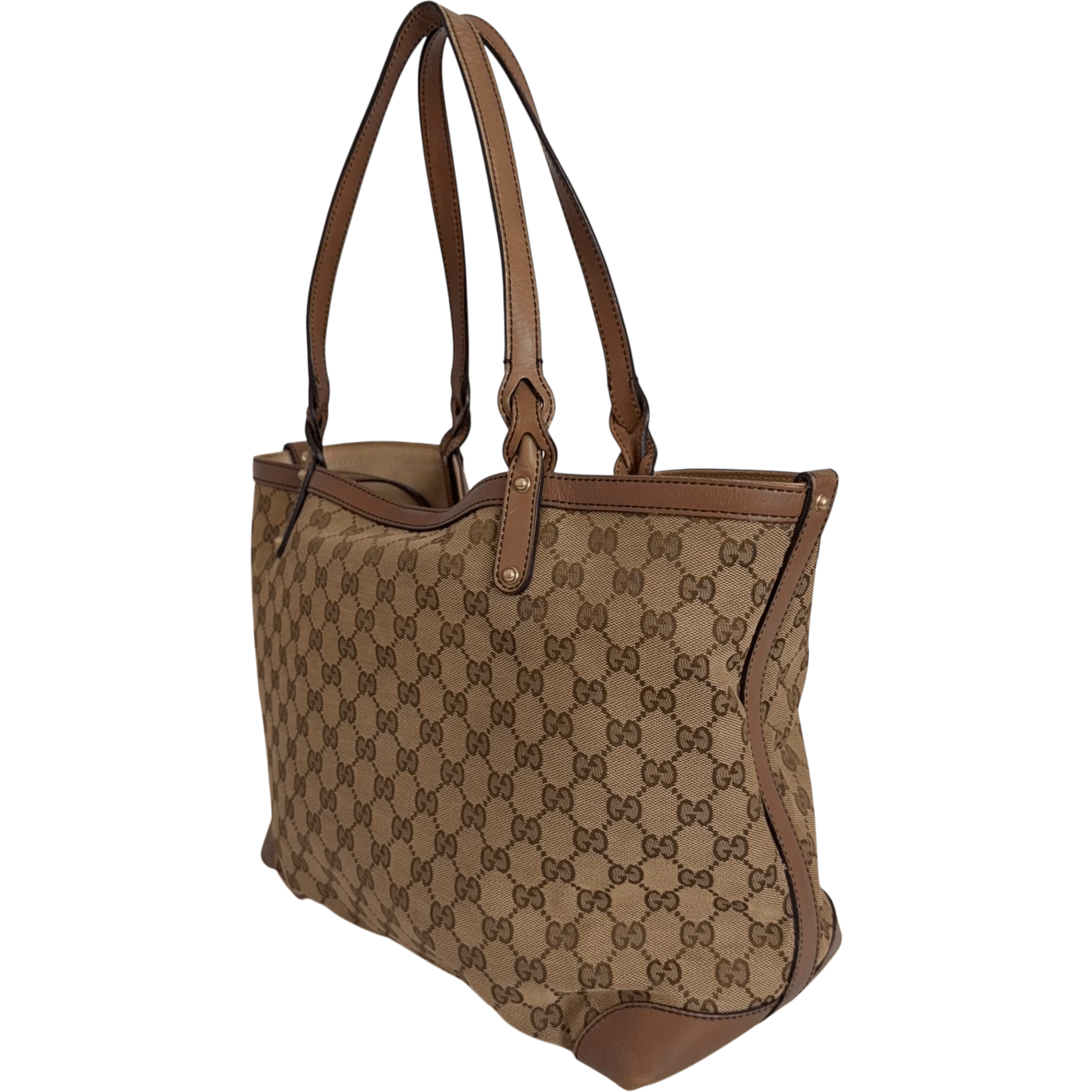 GG Web Canvas Tote