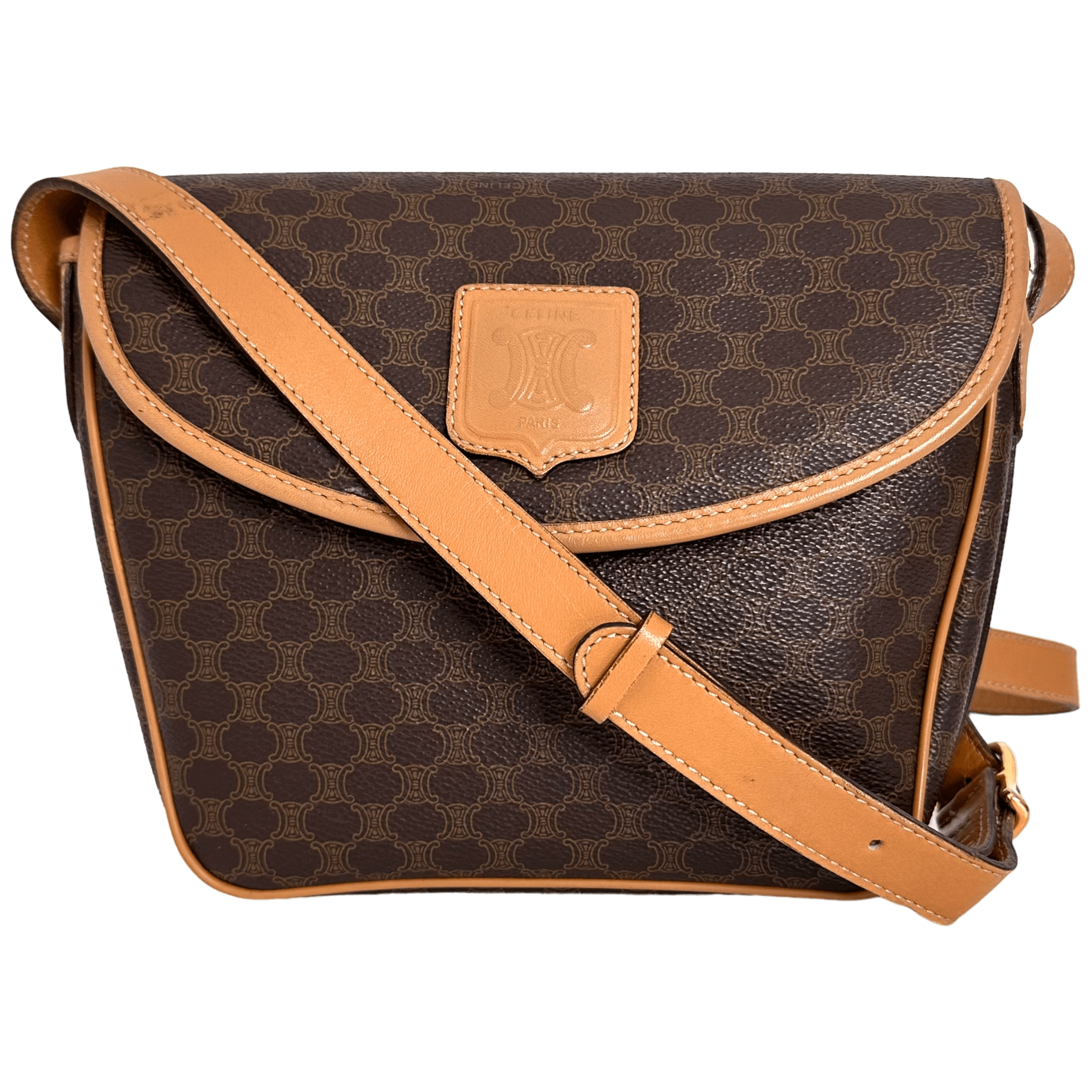 Brown Macadam Crossbody