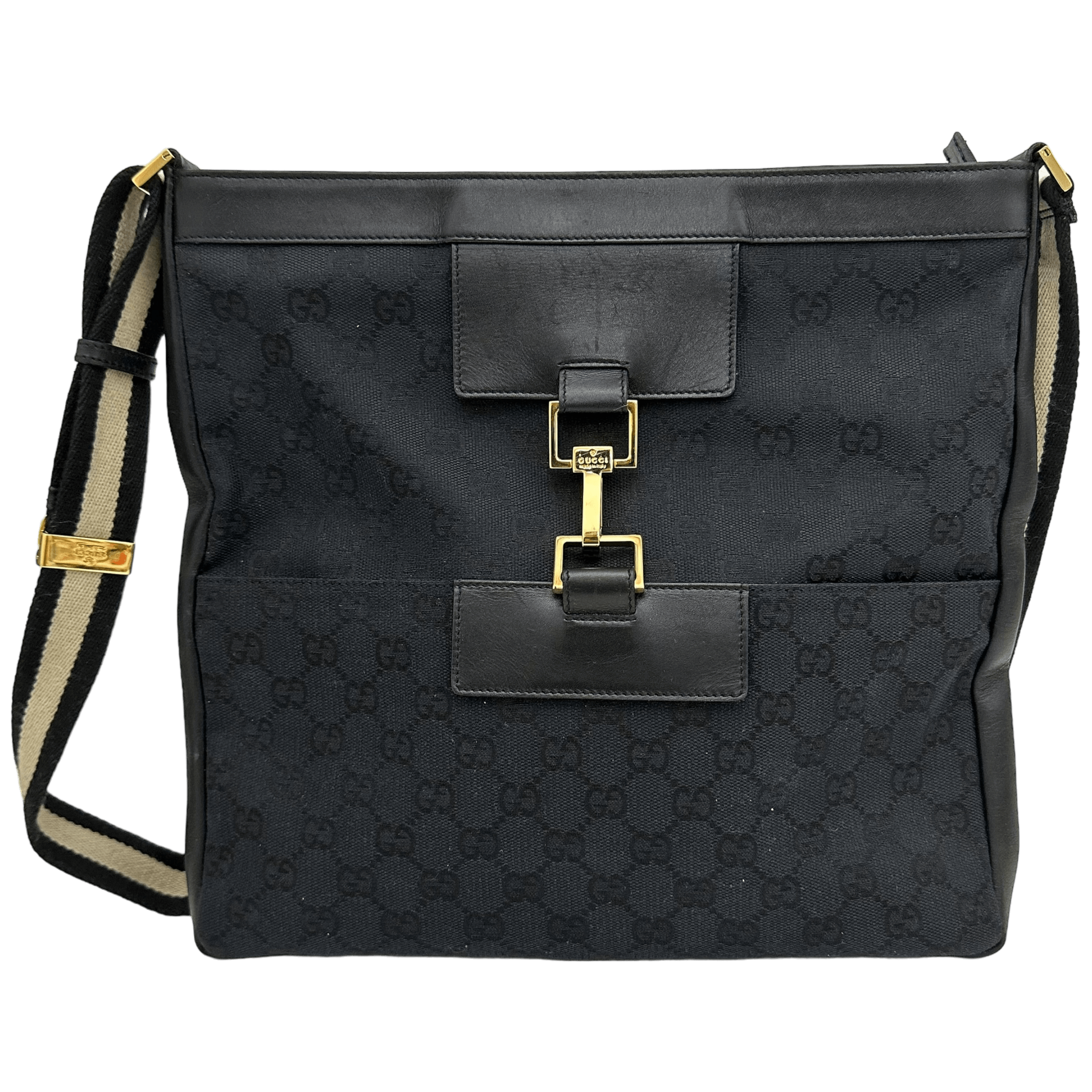 Black/Midnight Blue GG Crossbody