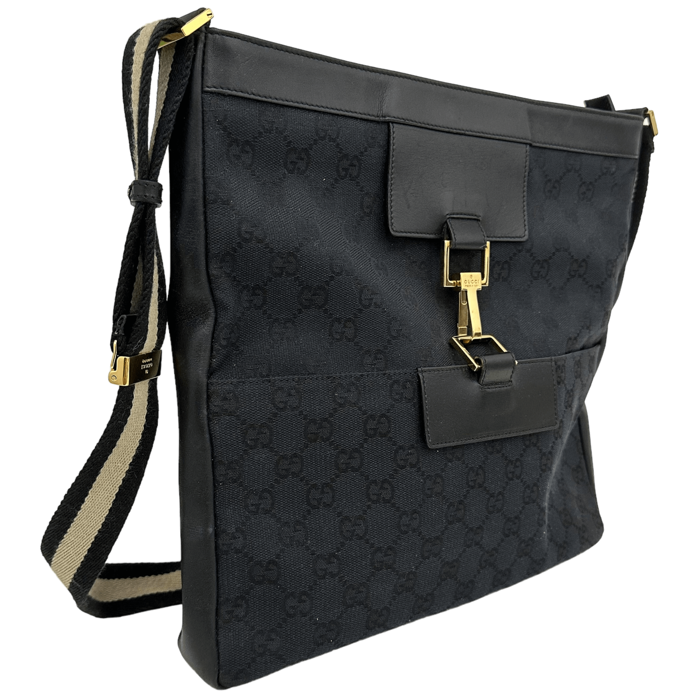 Black/Midnight Blue GG Crossbody