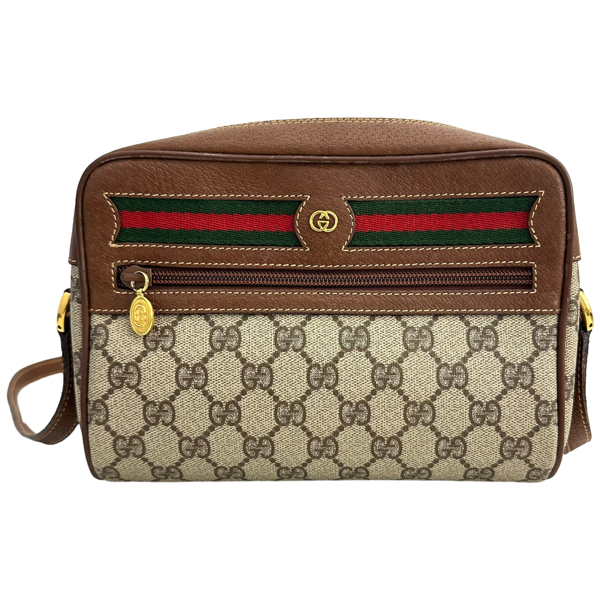 Brown GG Supreme Crossbody