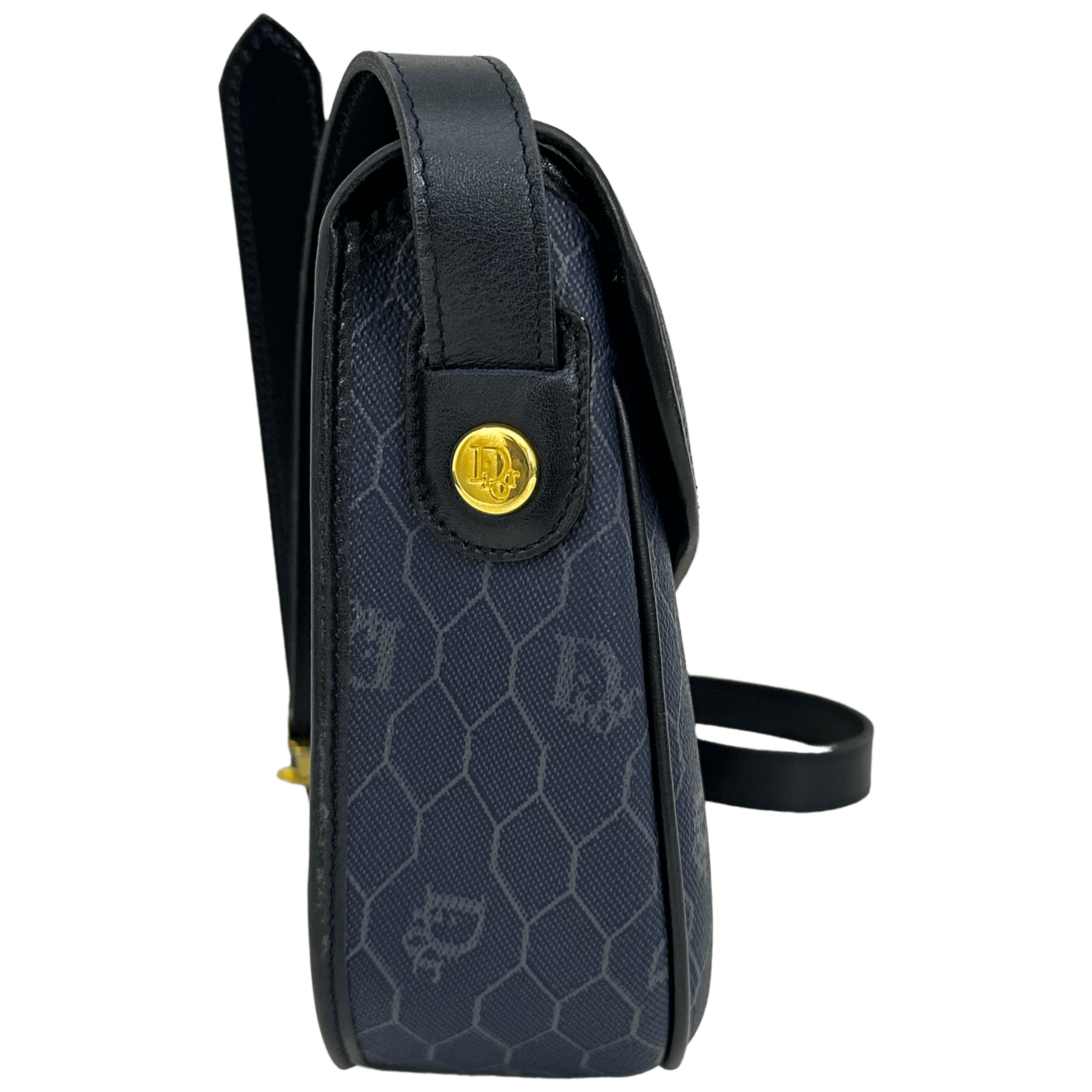 Navy Honeycomb Crossbody