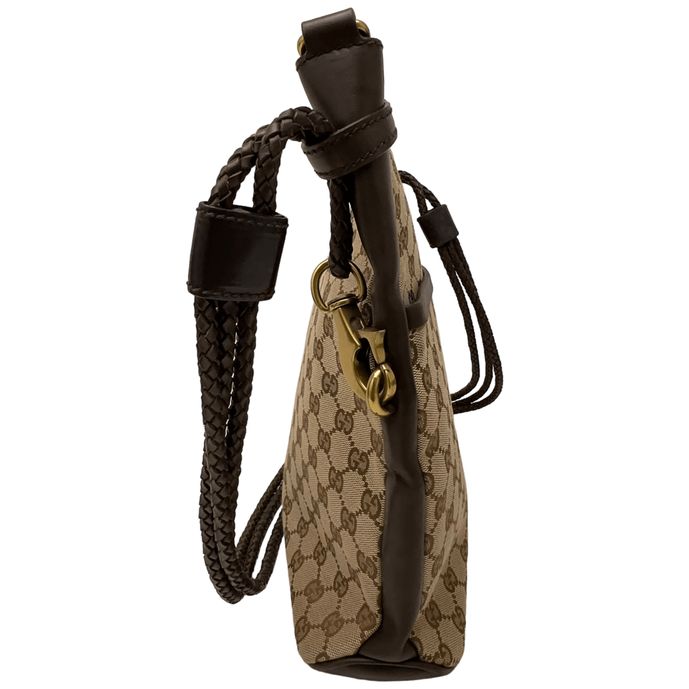 Braided GG Canvas Crossbody