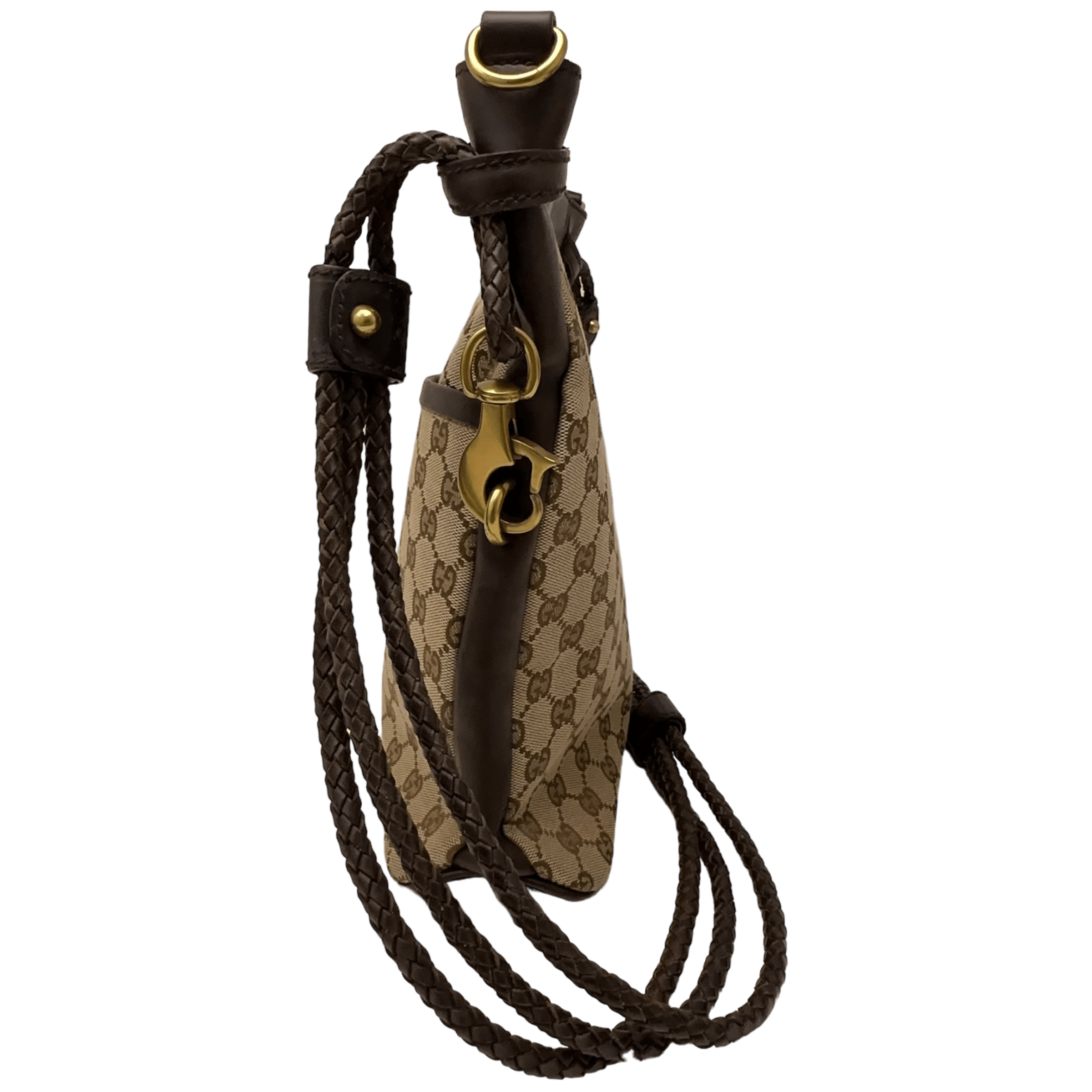 Braided GG Canvas Crossbody