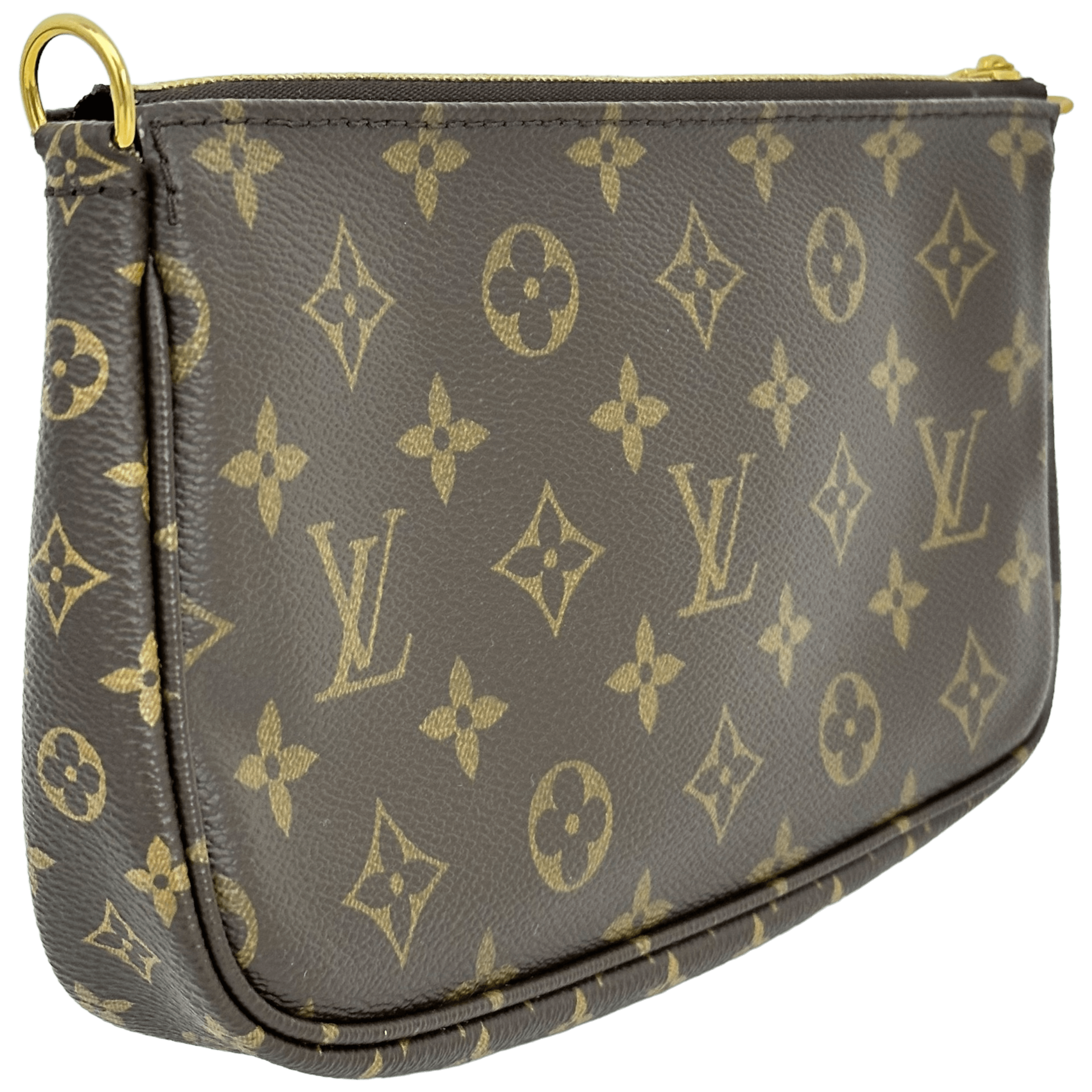 Large Multi Pochette Pouch with Generic Brand Strap/Chain