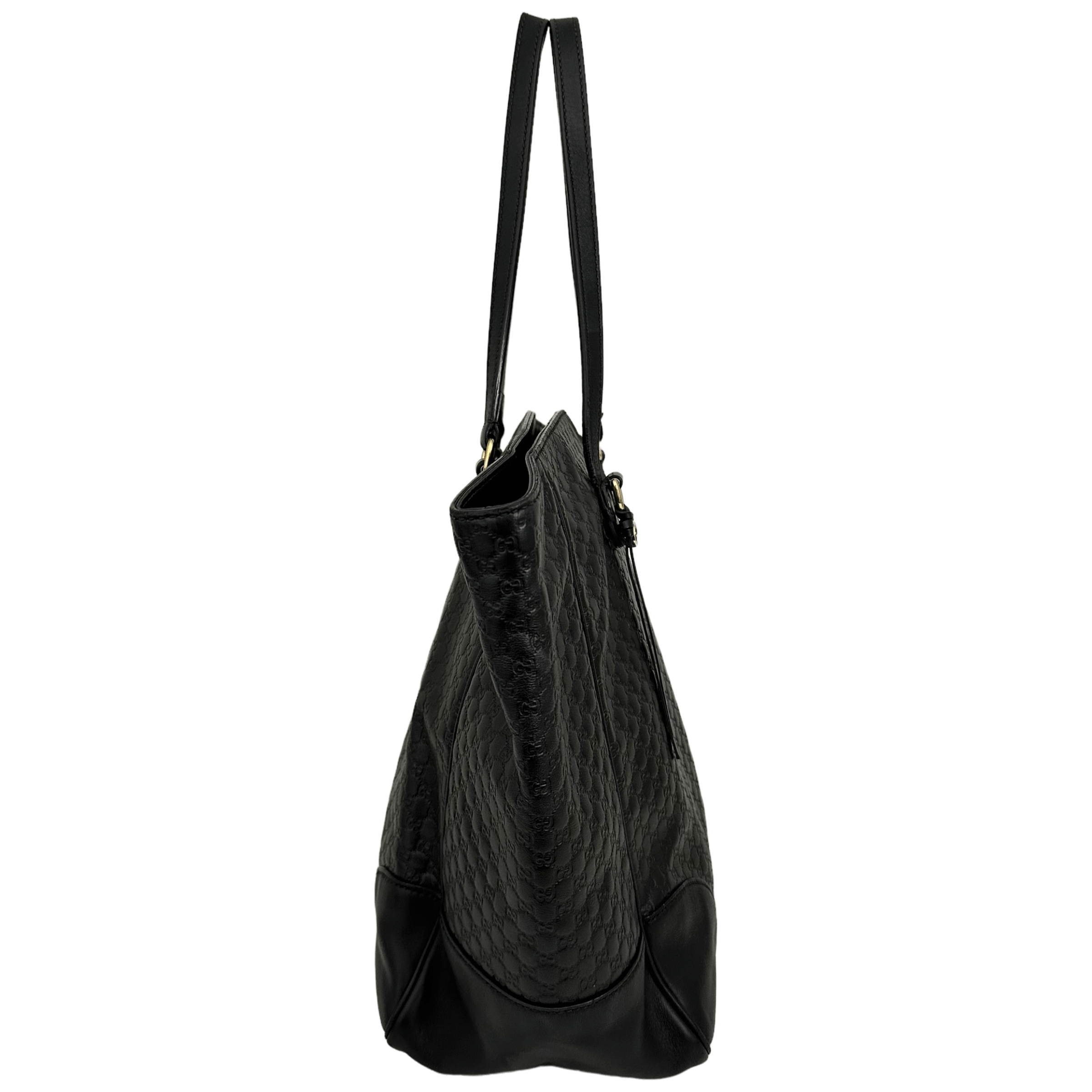 Black Microguccisima Tote