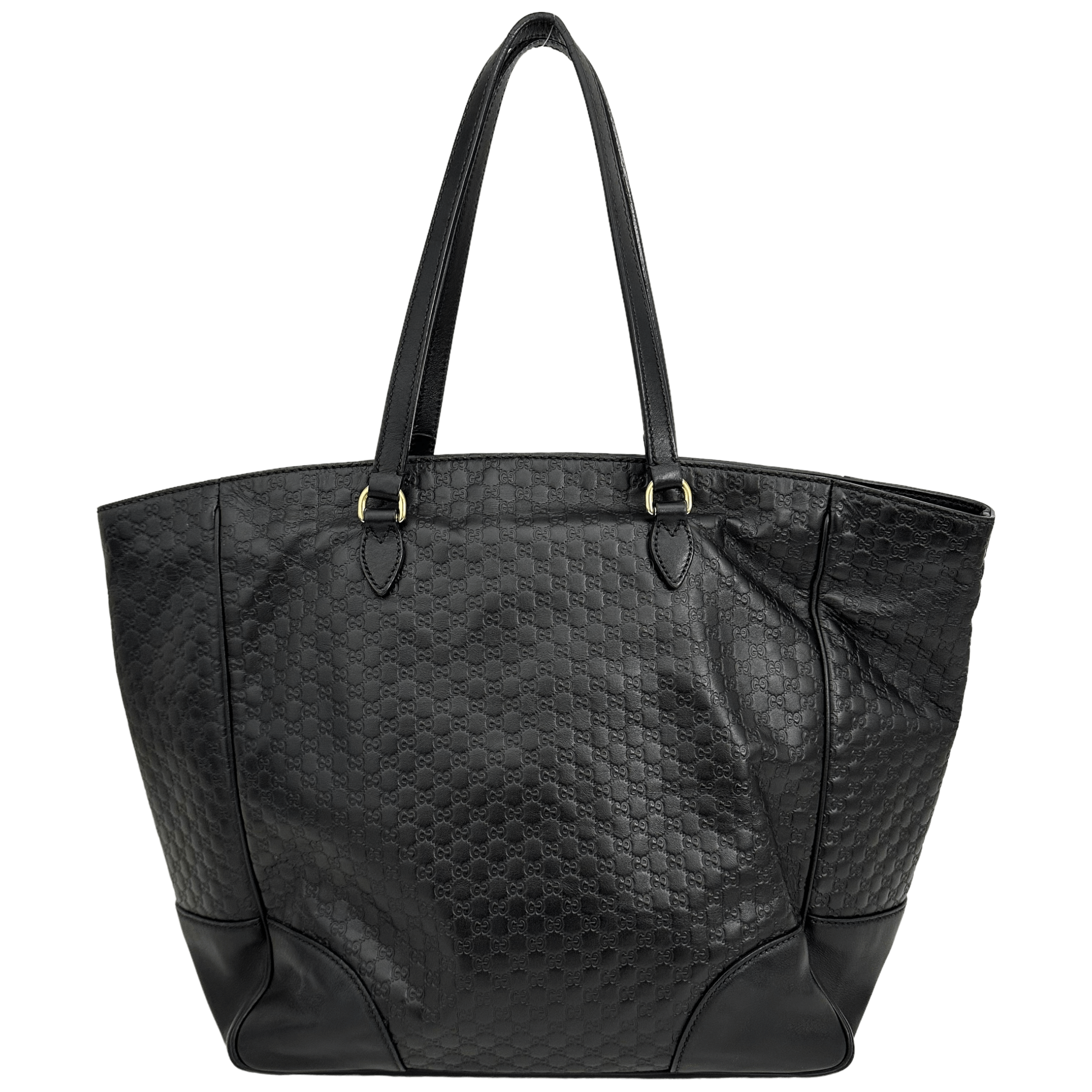 Black Microguccisima Tote