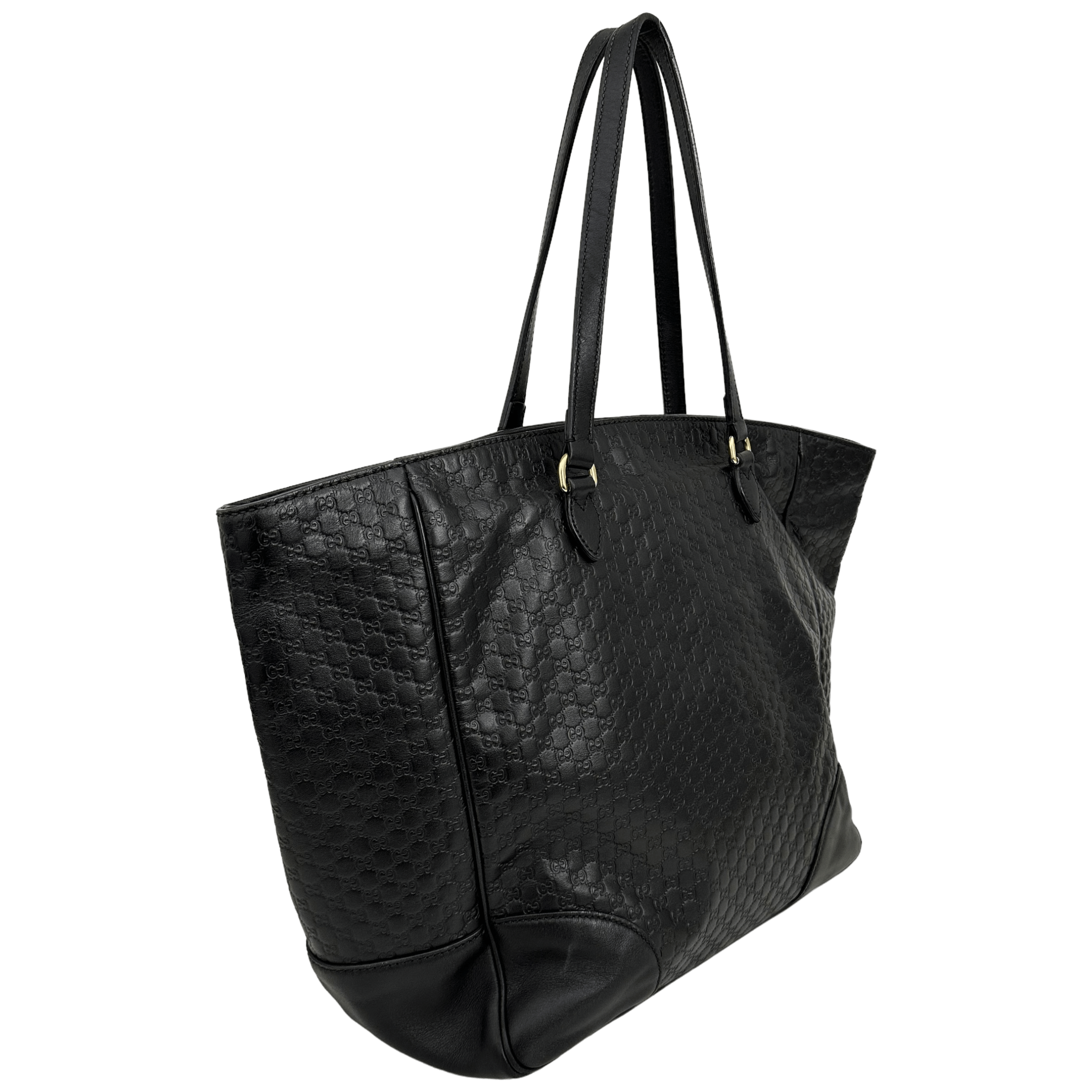 Black Microguccisima Tote