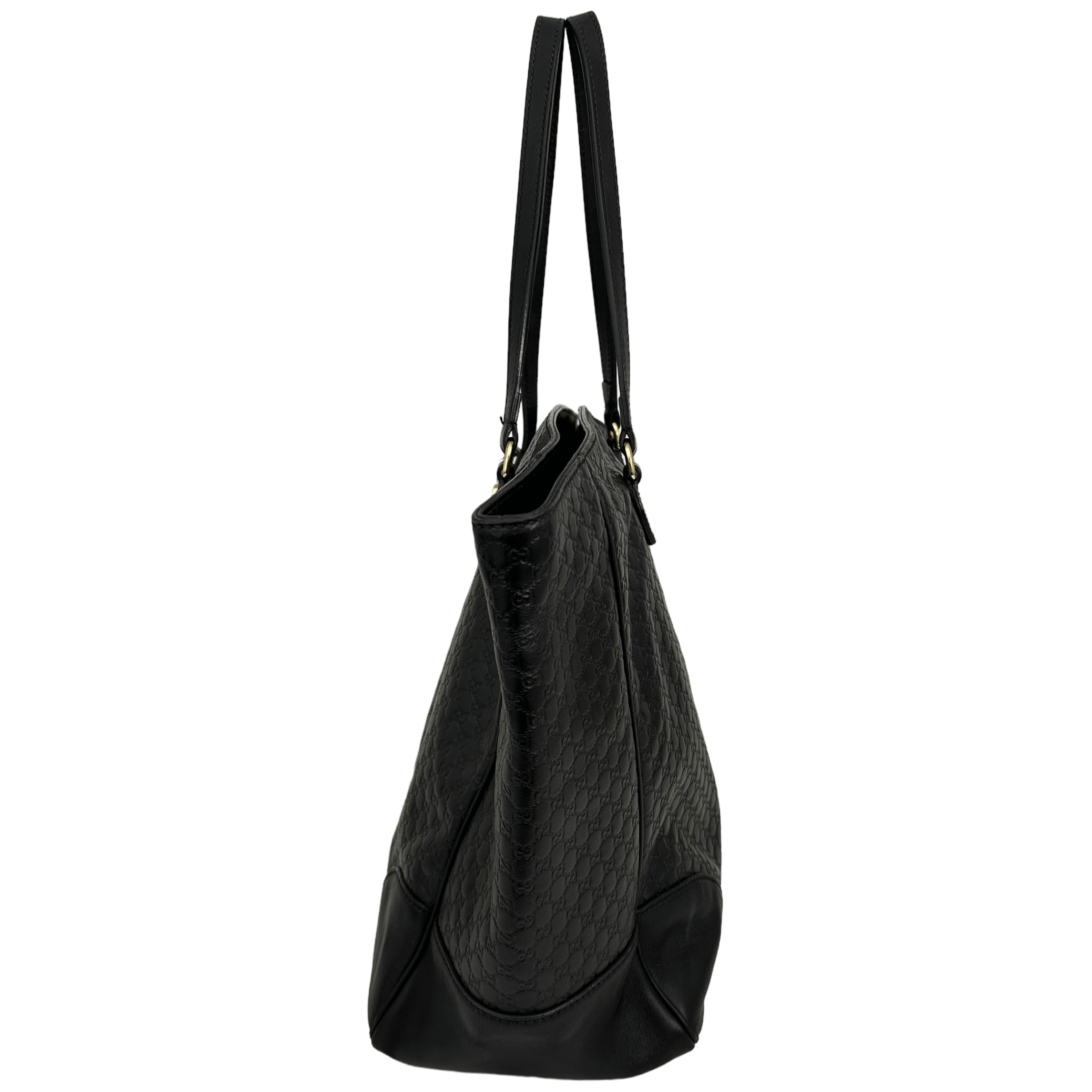 Black Microguccisima Tote