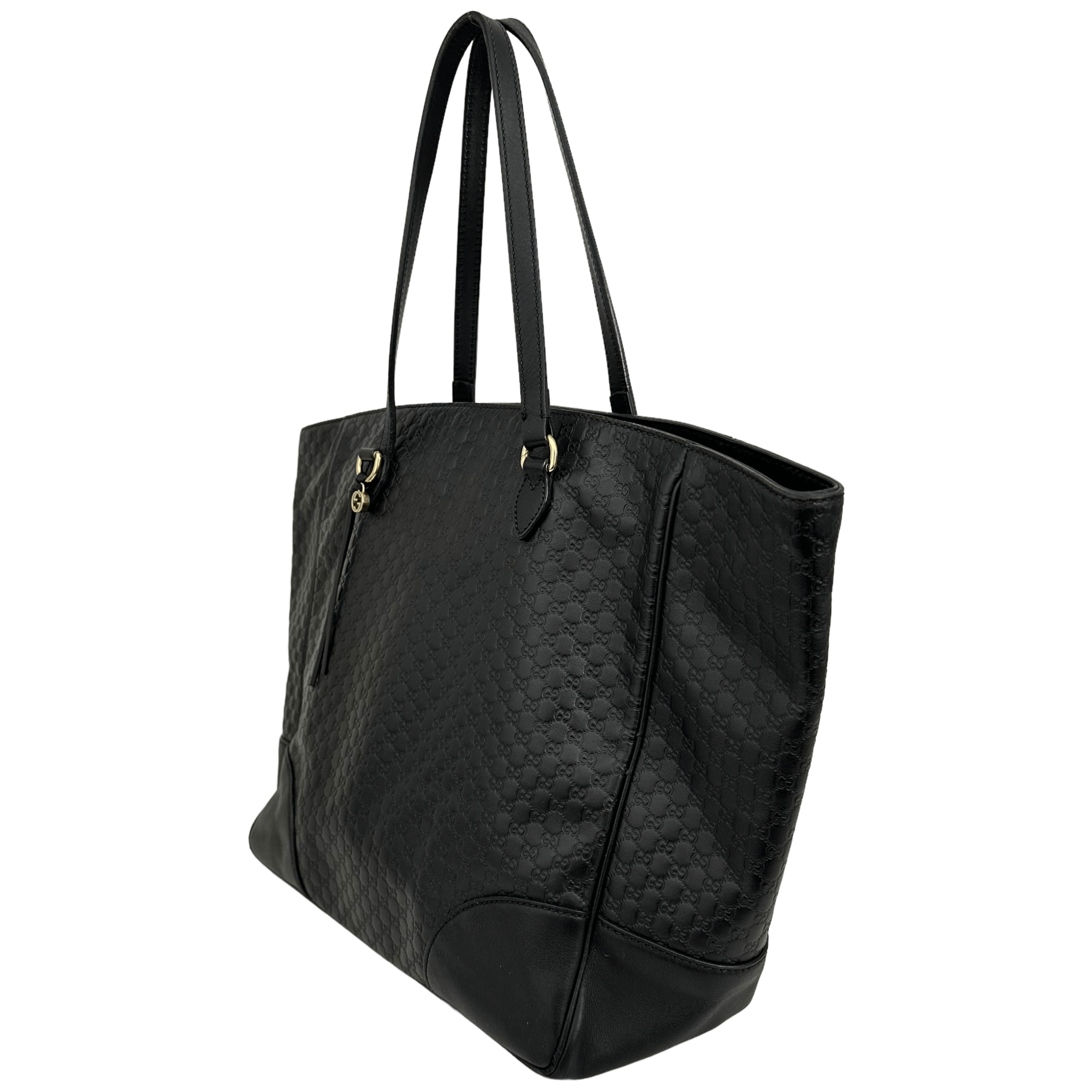 Black Microguccisima Tote