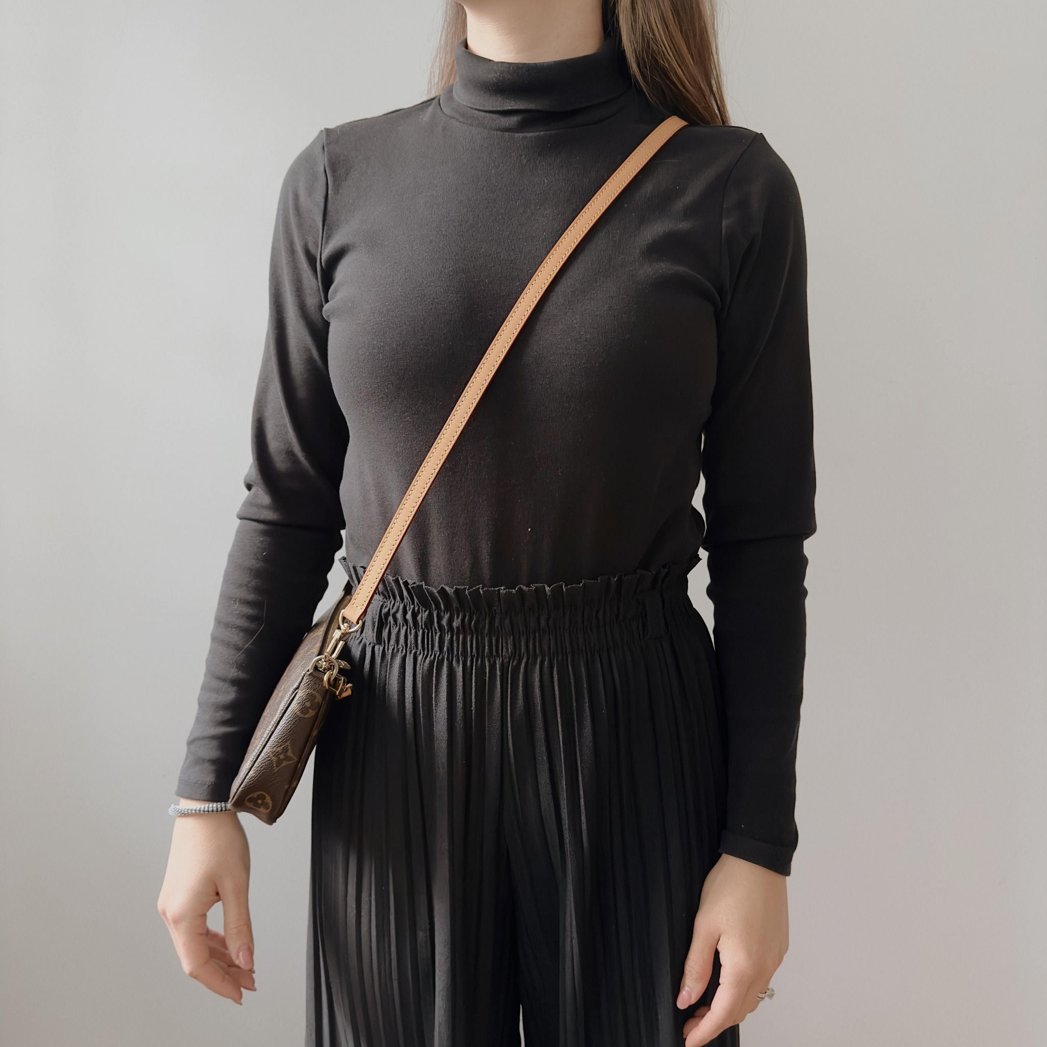 Thin Vachetta Leather Strap - Honey Patina