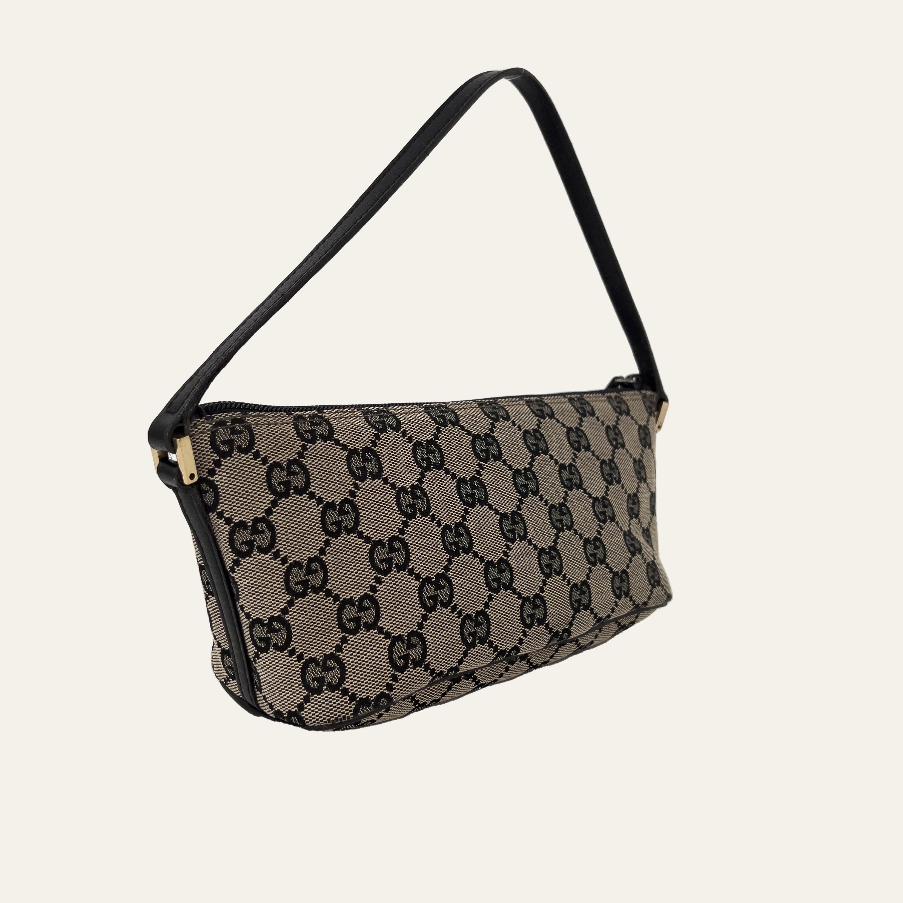 Gucci Canvas Boat Pochette