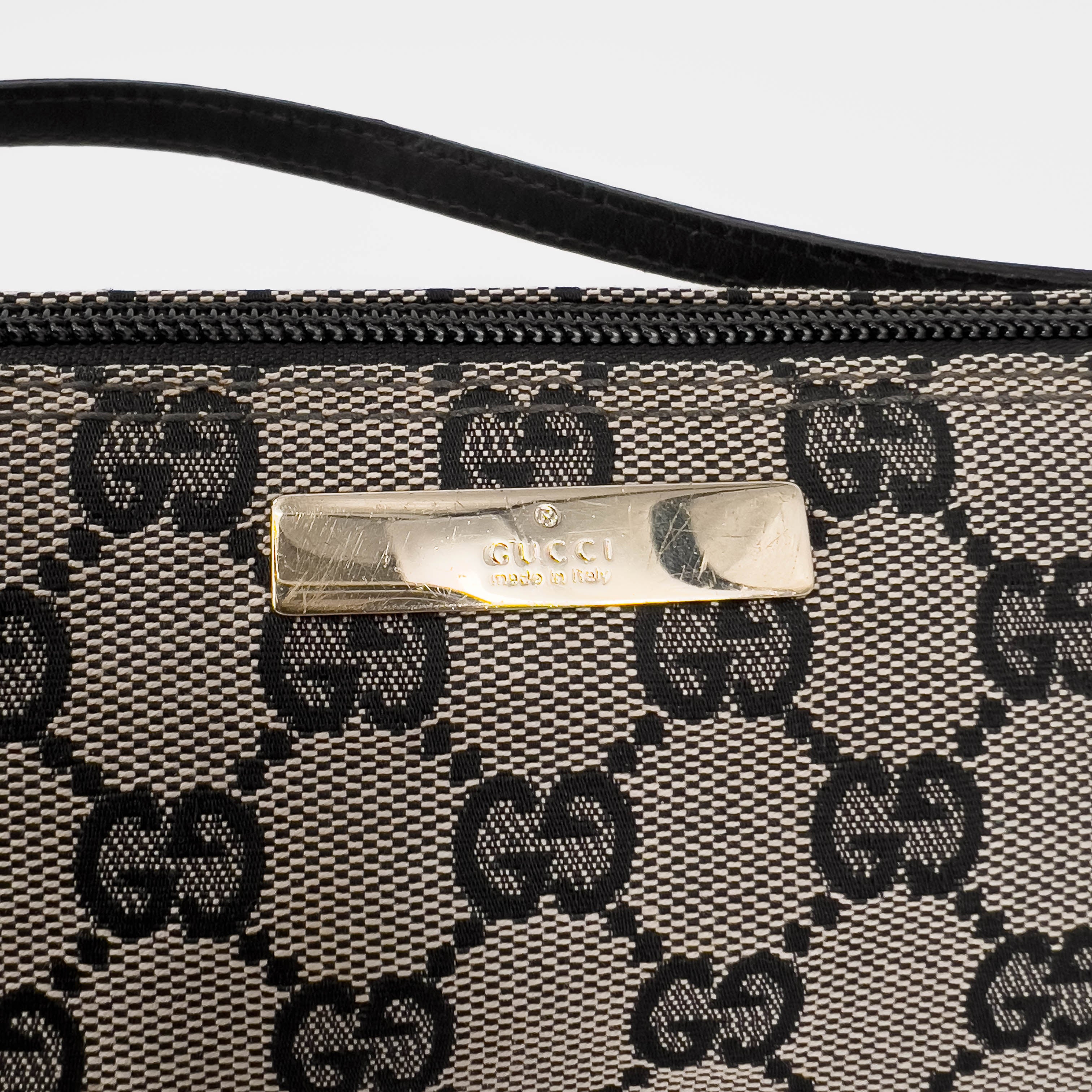 Gucci Canvas Boat Pochette