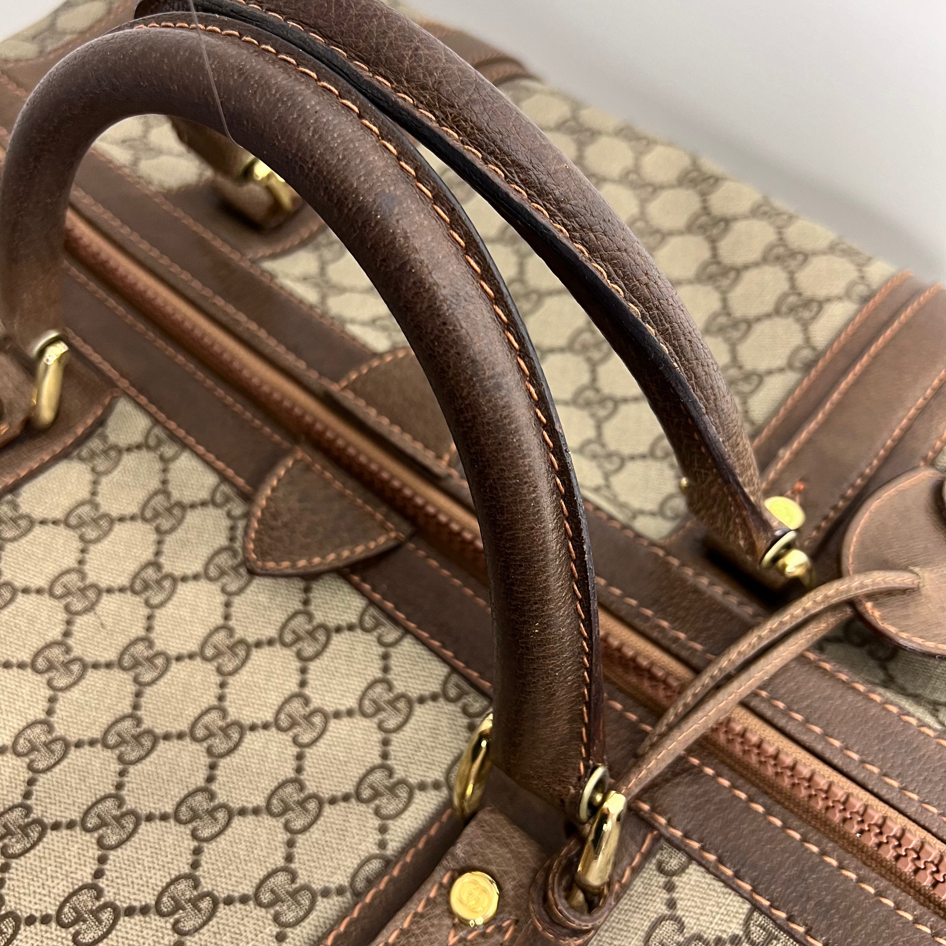 Vintage GG Supreme Travel Bag