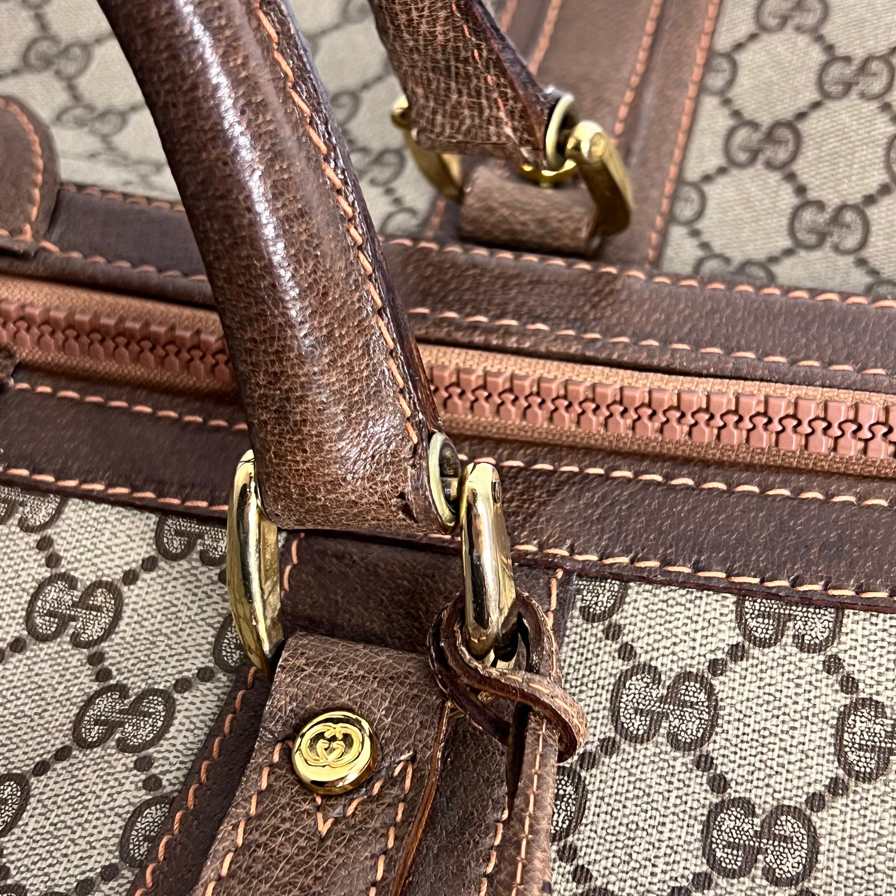 Vintage GG Supreme Travel Bag