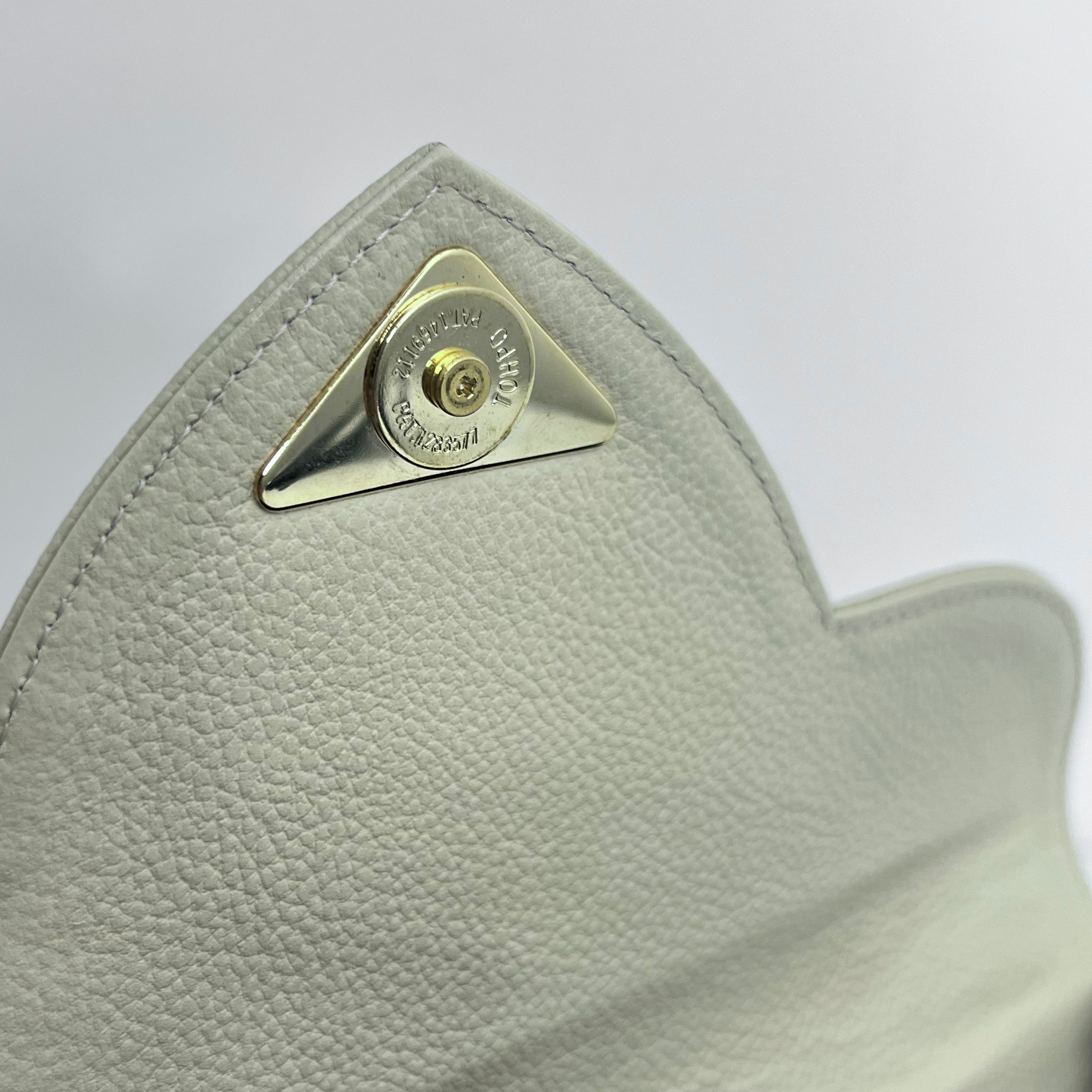 Cream Vintage Envelope Clutch