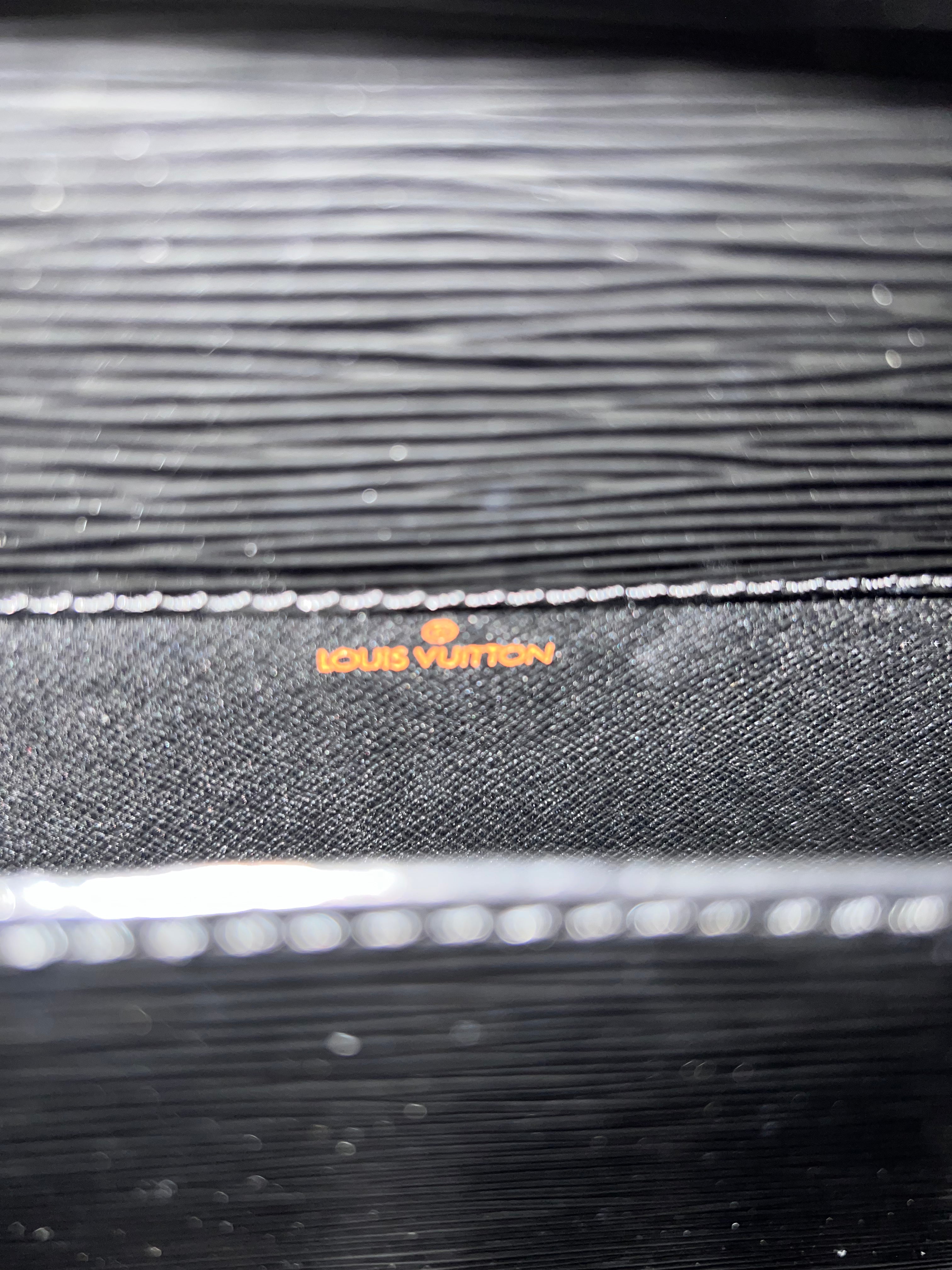 Black Epi Cartouchiere Crossbody