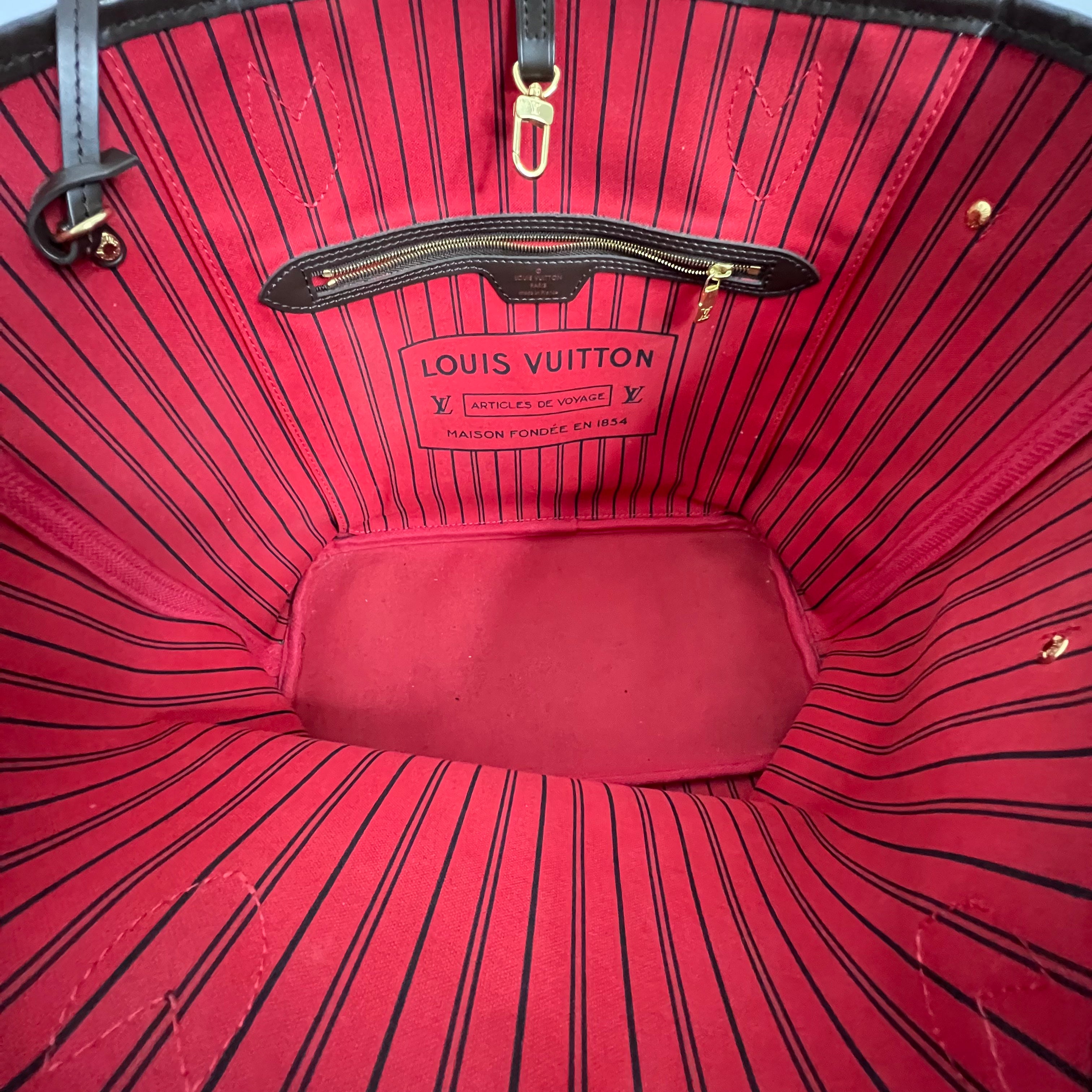 Neverfull Damier Ebene MM with Pouch