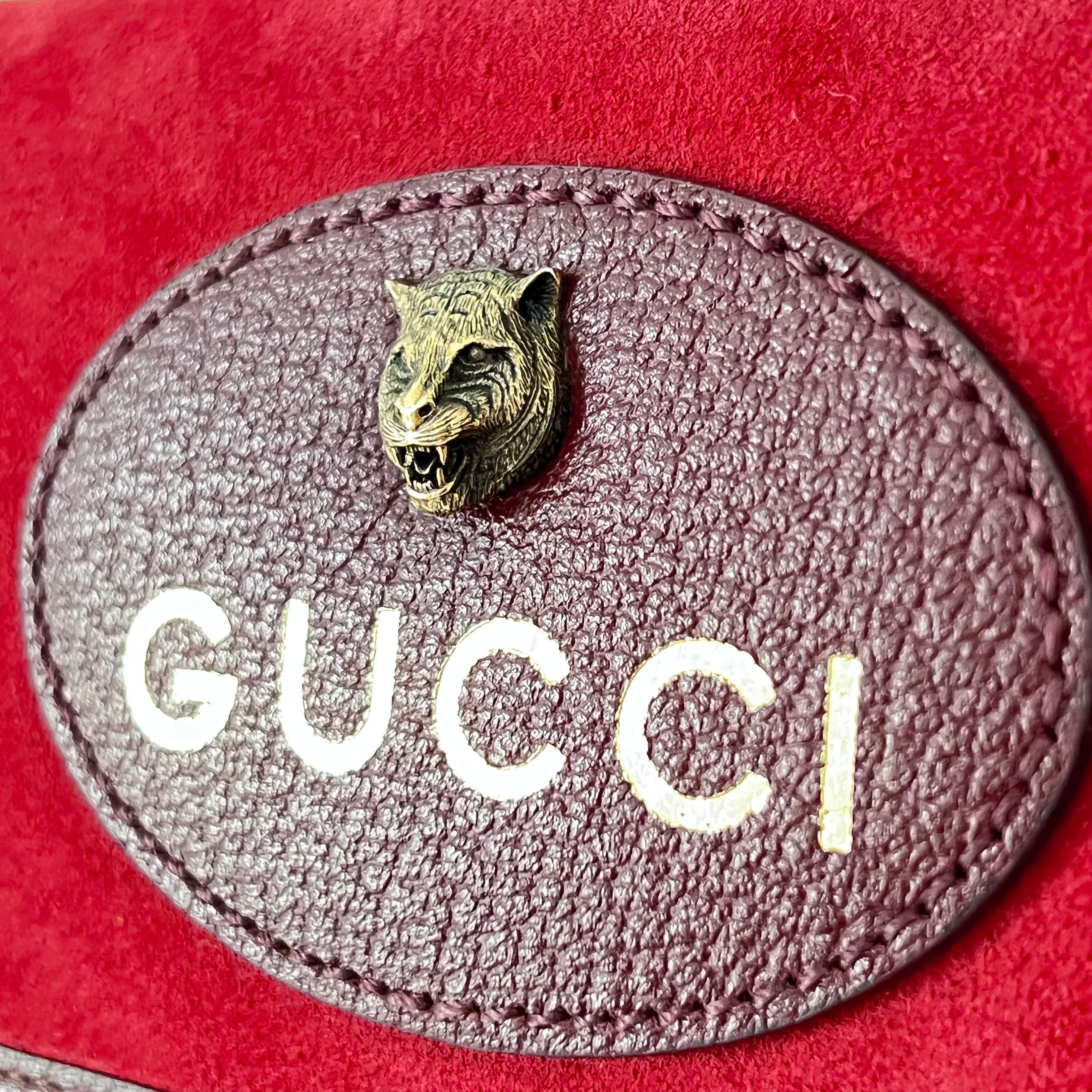 Small Suede Neo Vintage Double Flap Messenger Bag