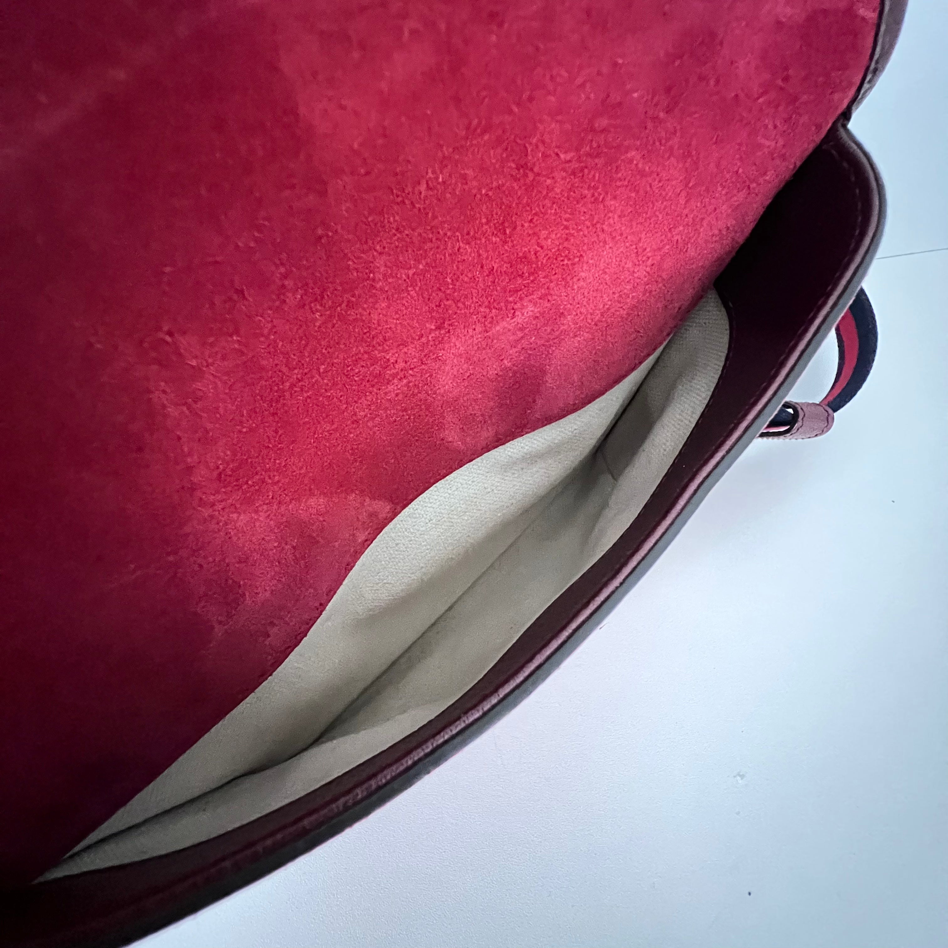 Small Suede Neo Vintage Double Flap Messenger Bag