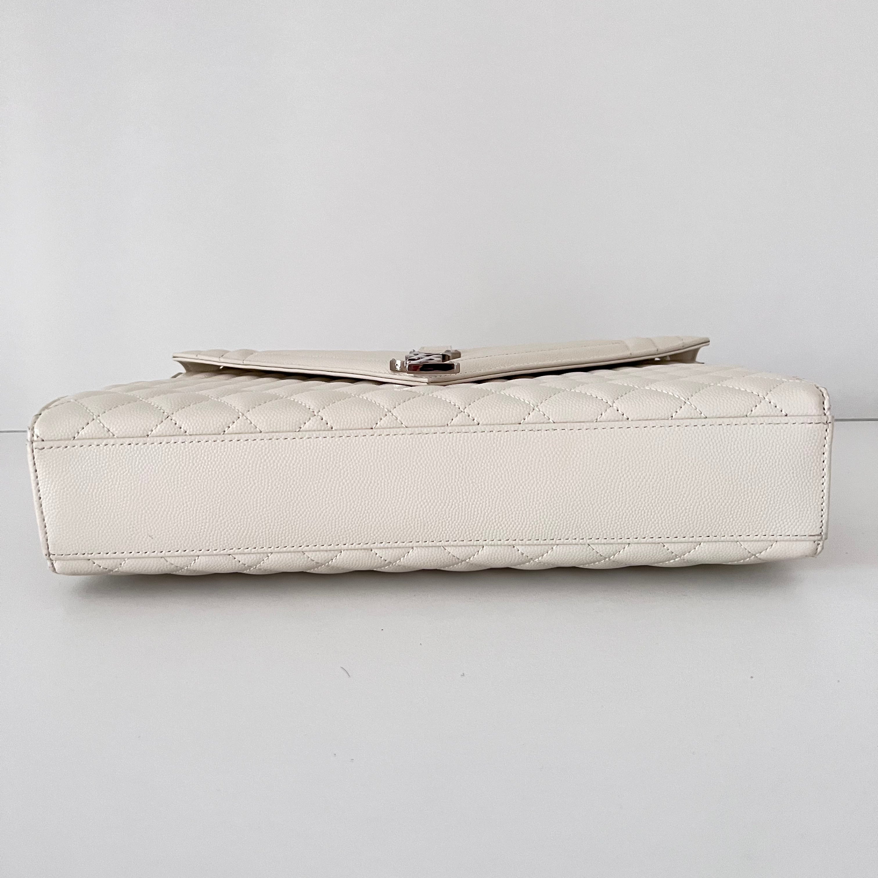 Envelope Large Bag in Blanc Vintage