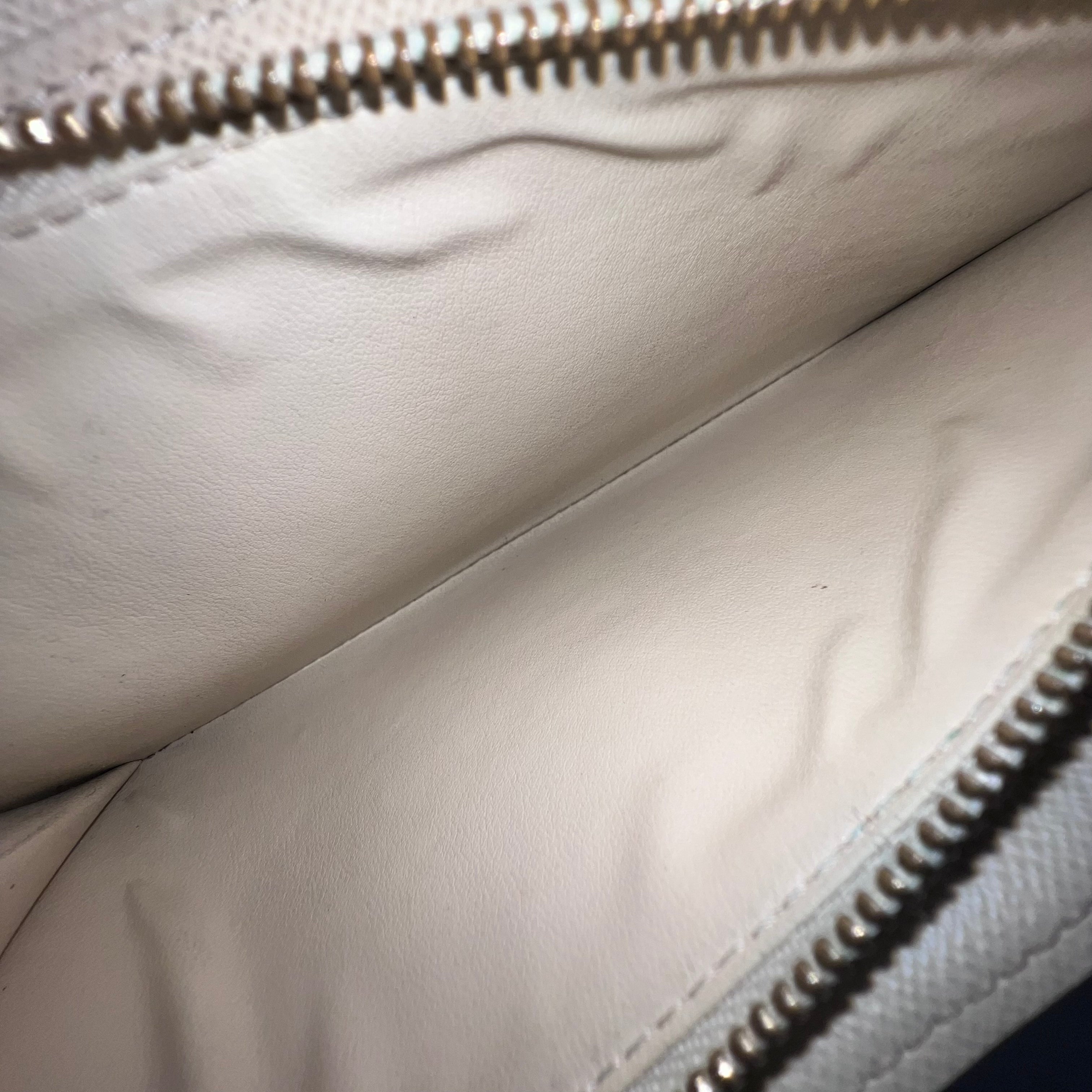 Damier Azur Long Wallet with Chain