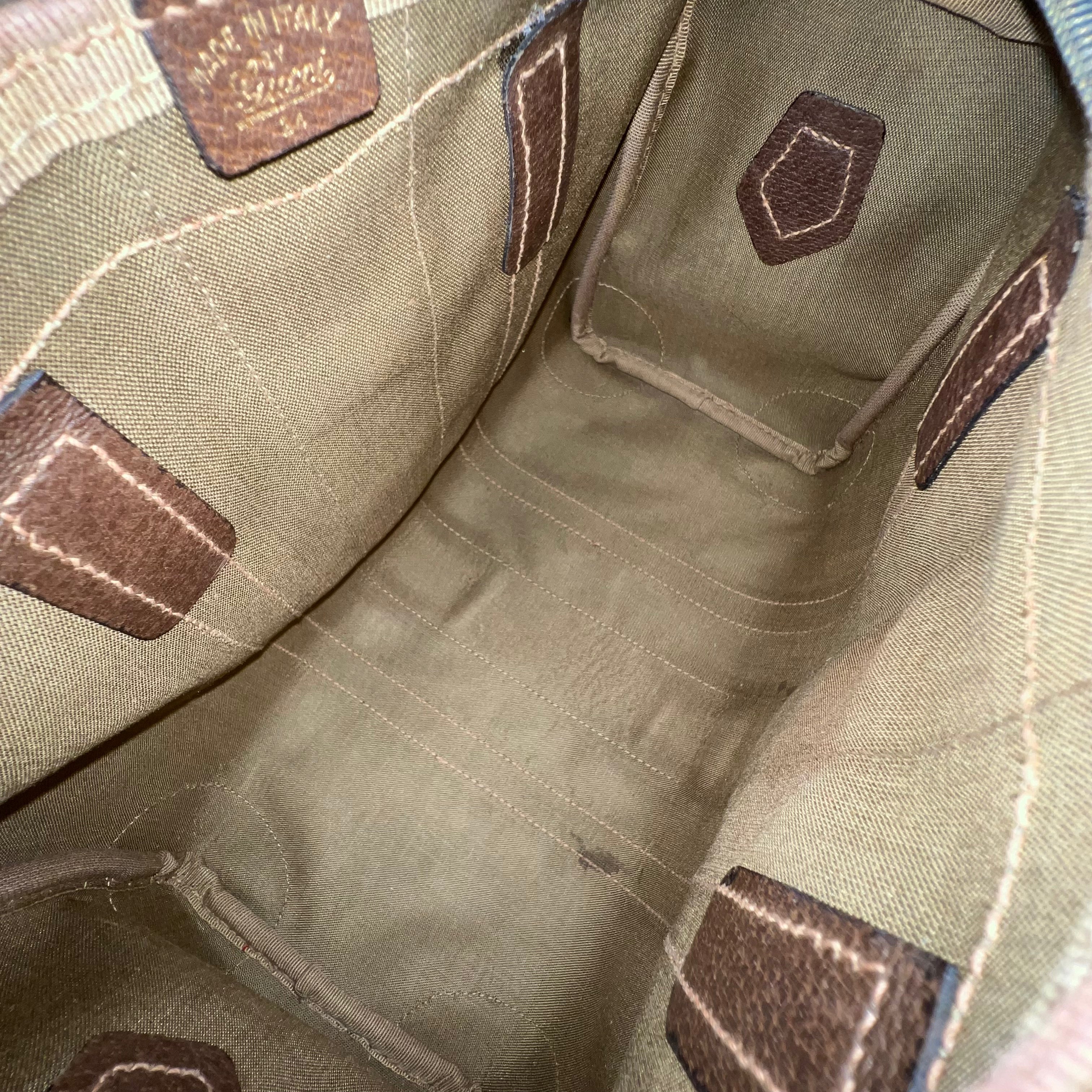 GG Supreme Boston Bag w/ Strap