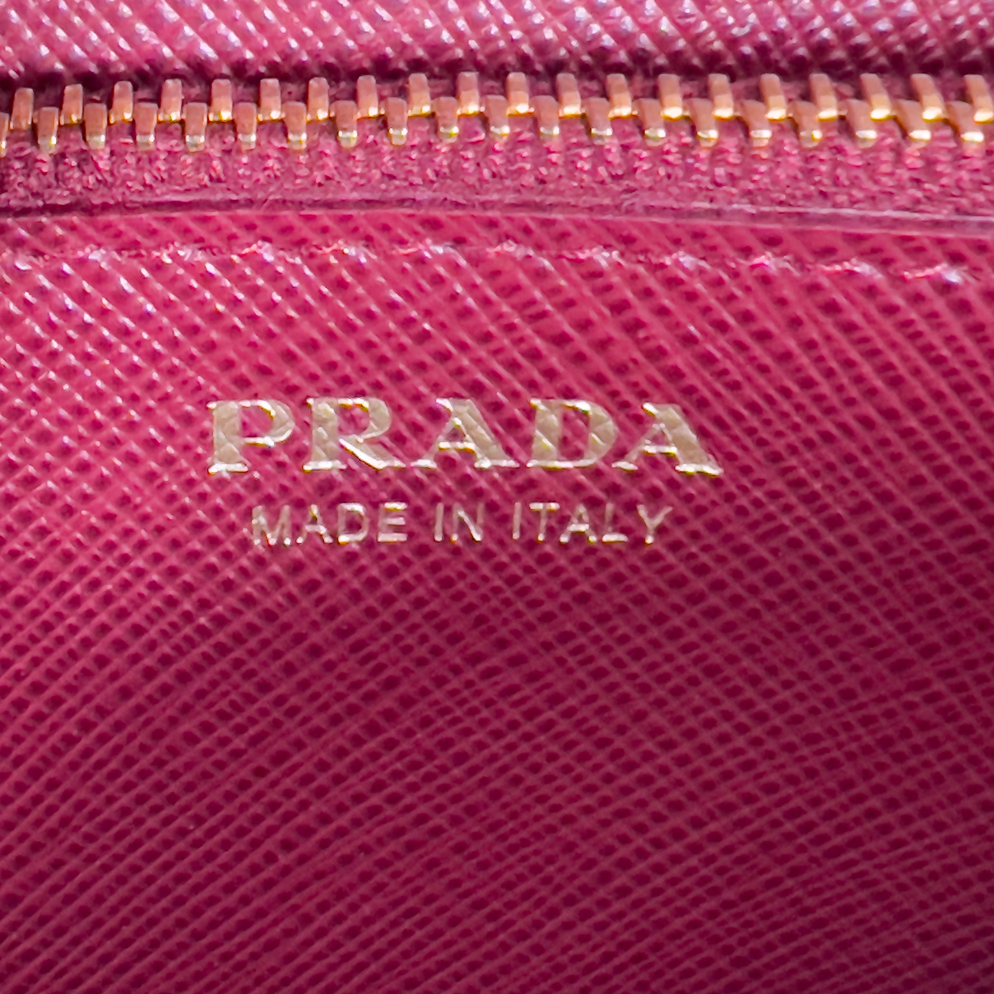 Bordeaux Saffiano Leather with Gold Hardware
