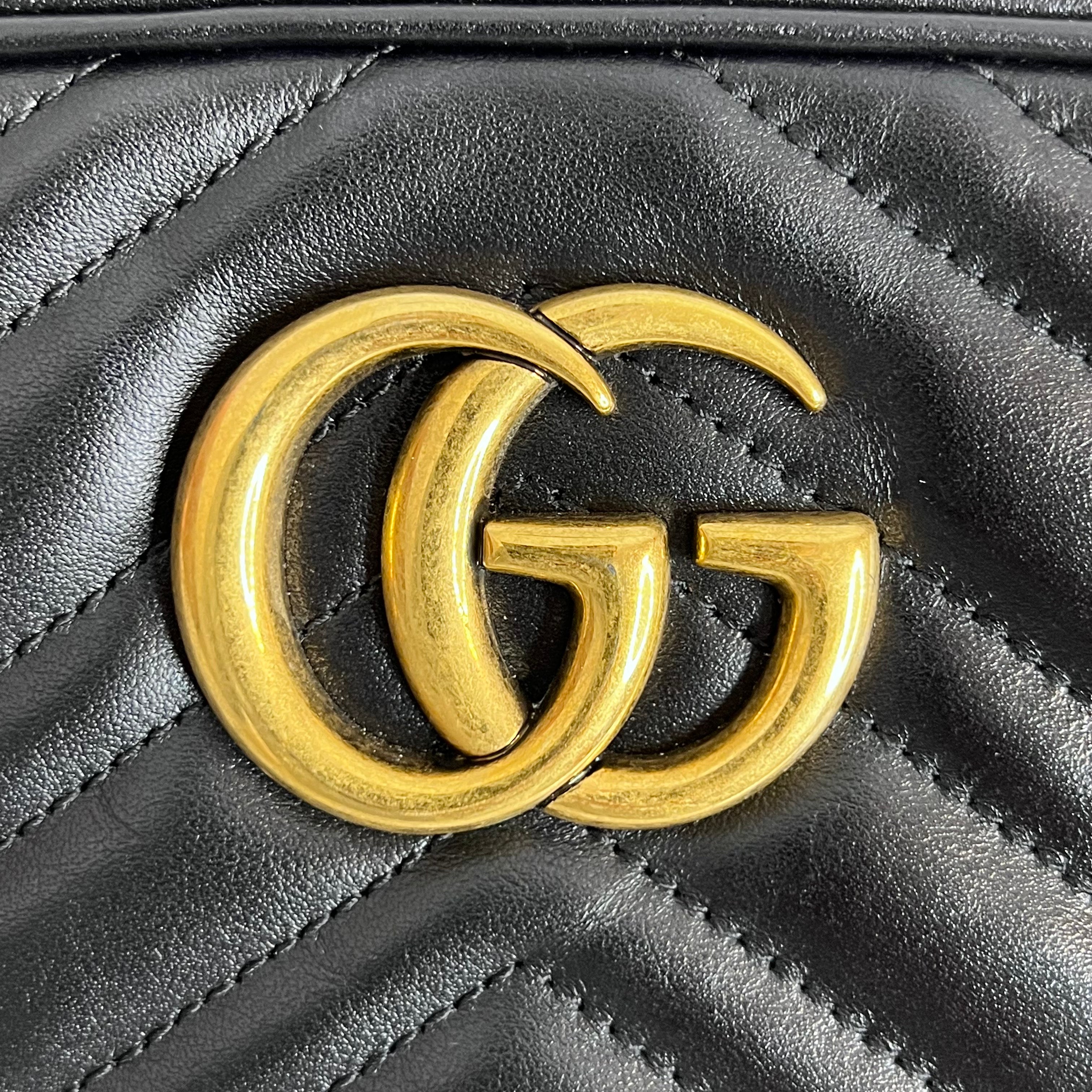 GG Marmont Small Matelassé Shoulder Bag