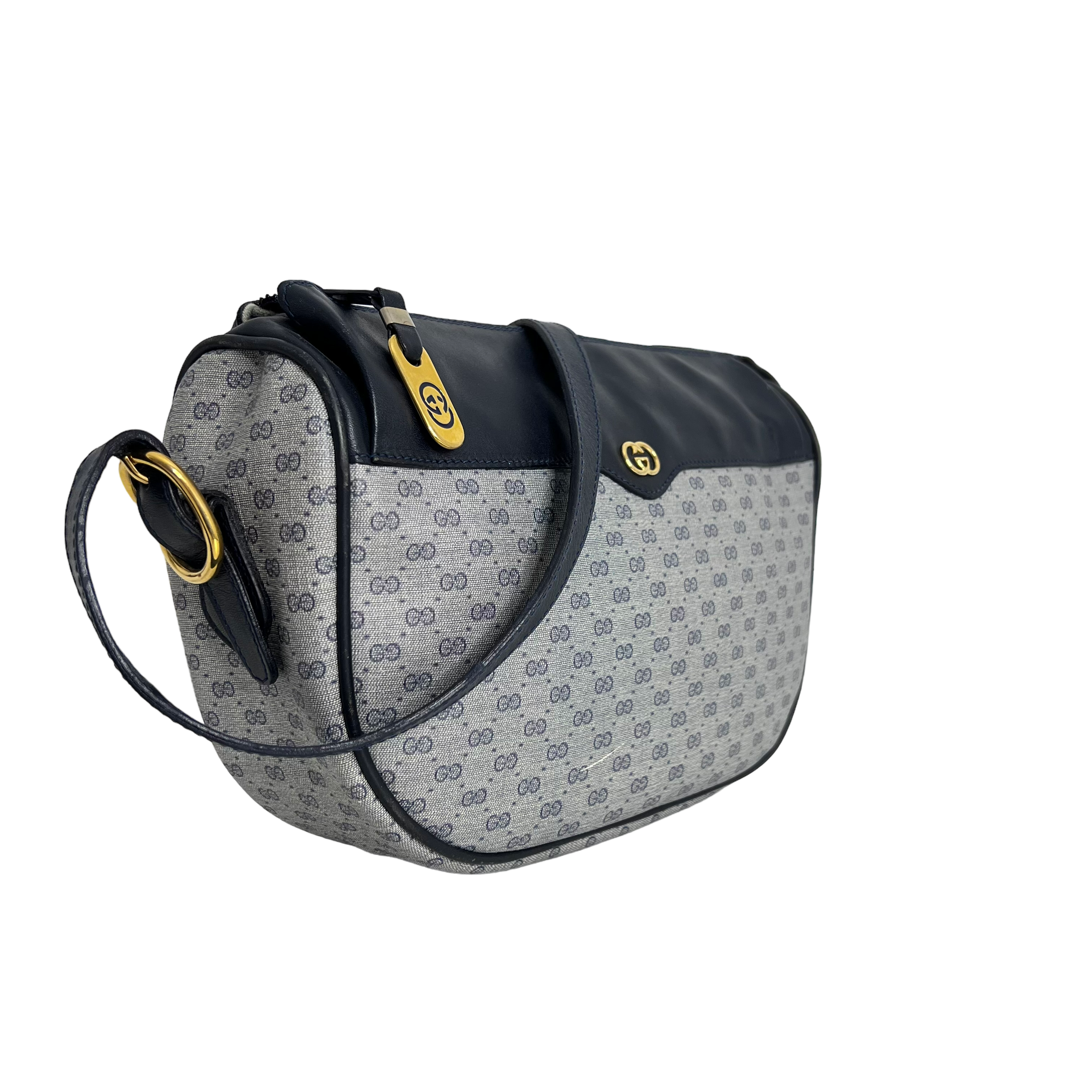 Medium Navy Supreme Crossbody