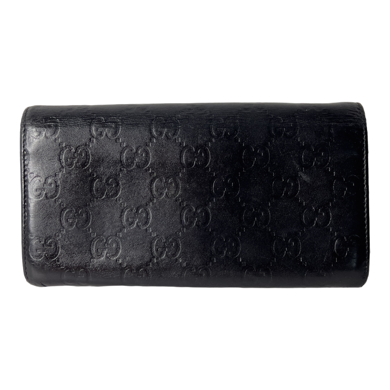 Black Guccissima Wallet on Chain