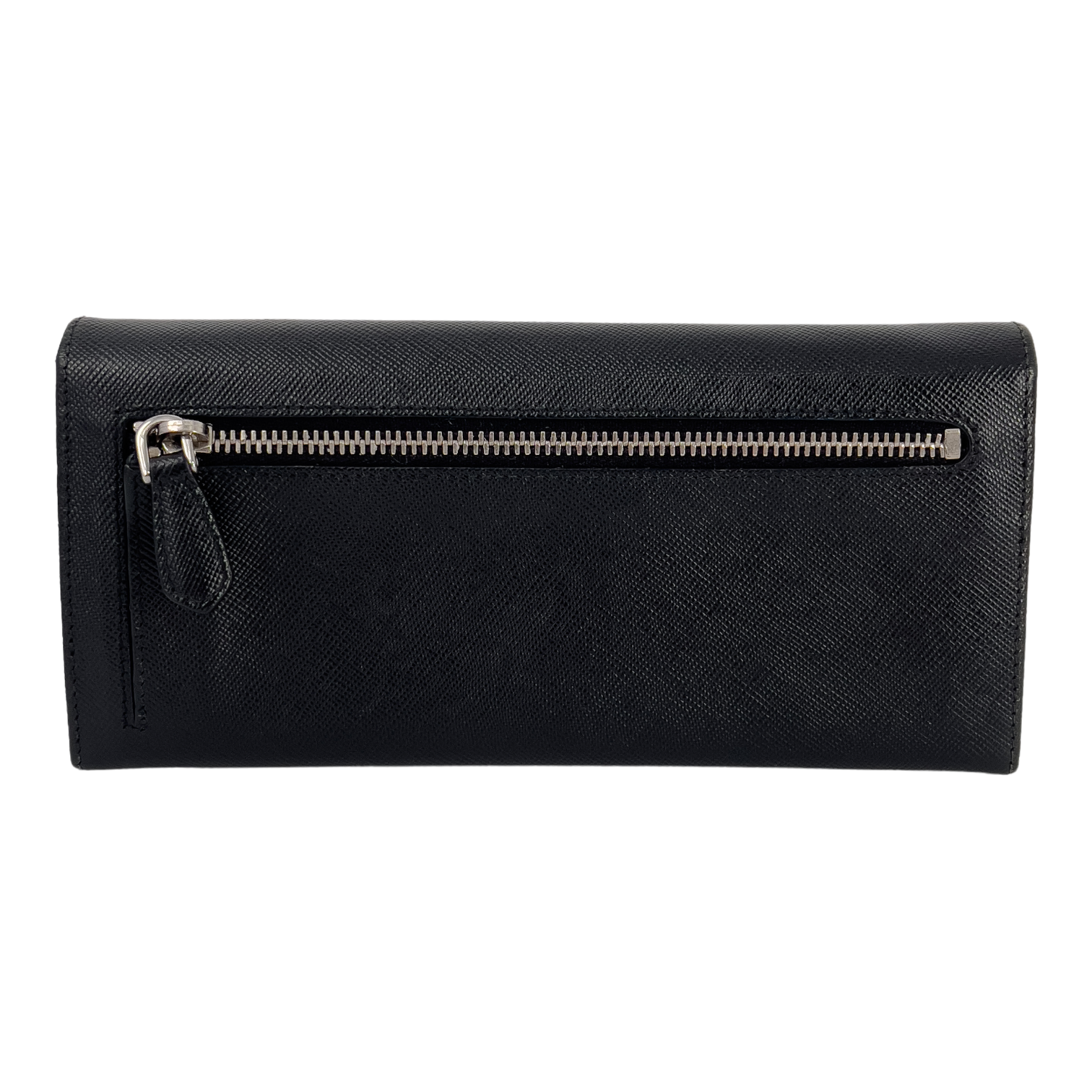 Black Saffiano Leather - Classic logo