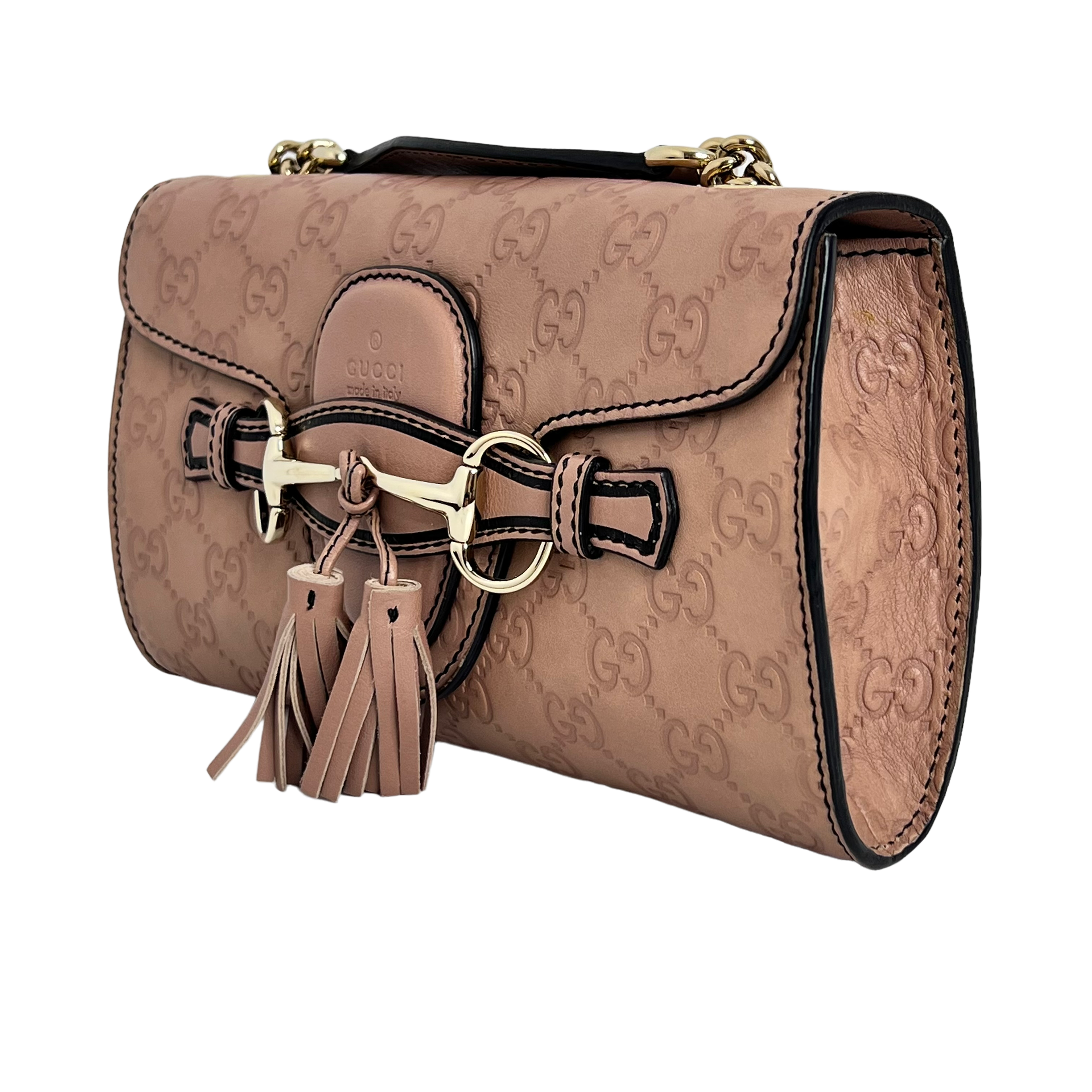 Mini Micro Guccissima Emily Shoulder Bag