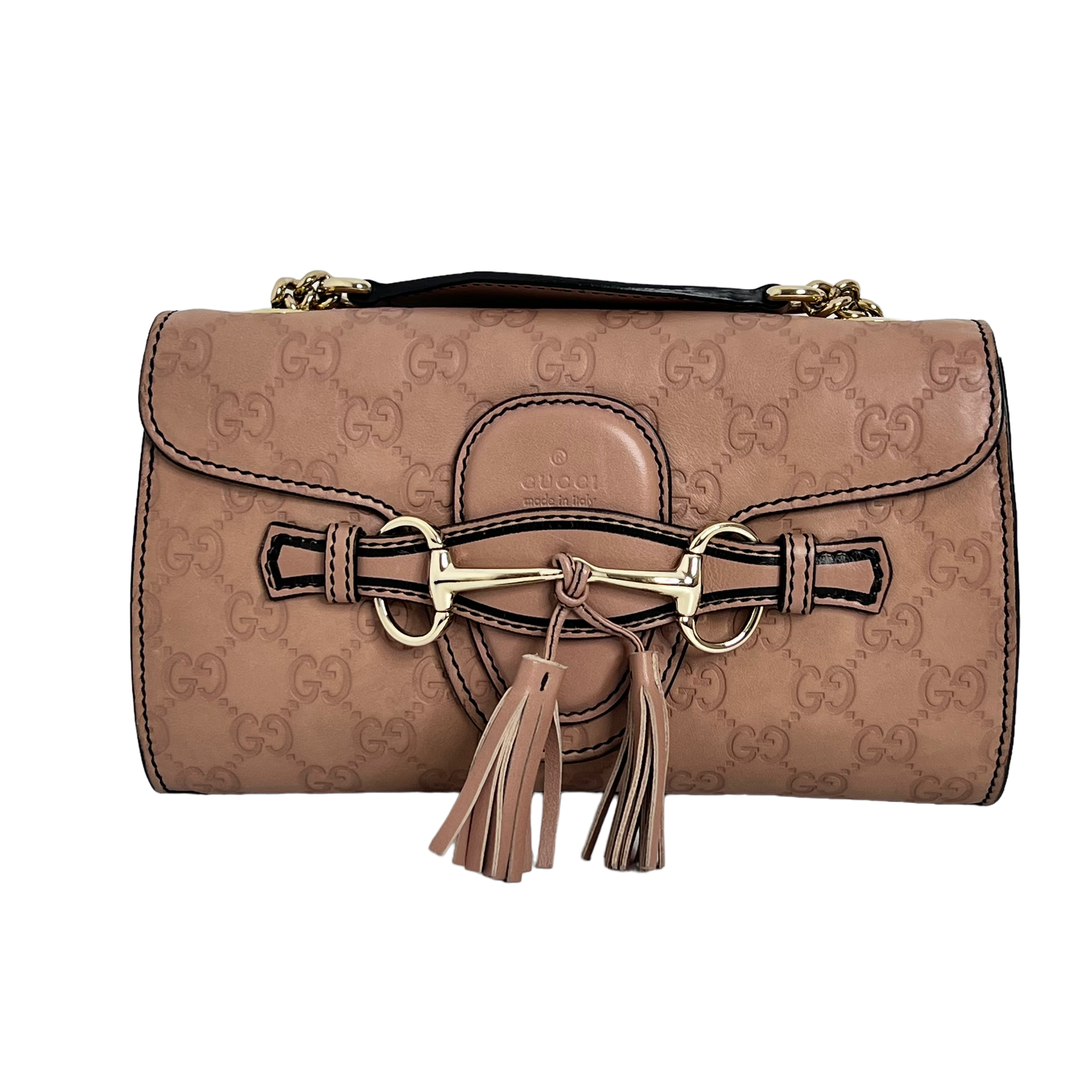 Mini Micro Guccissima Emily Shoulder Bag