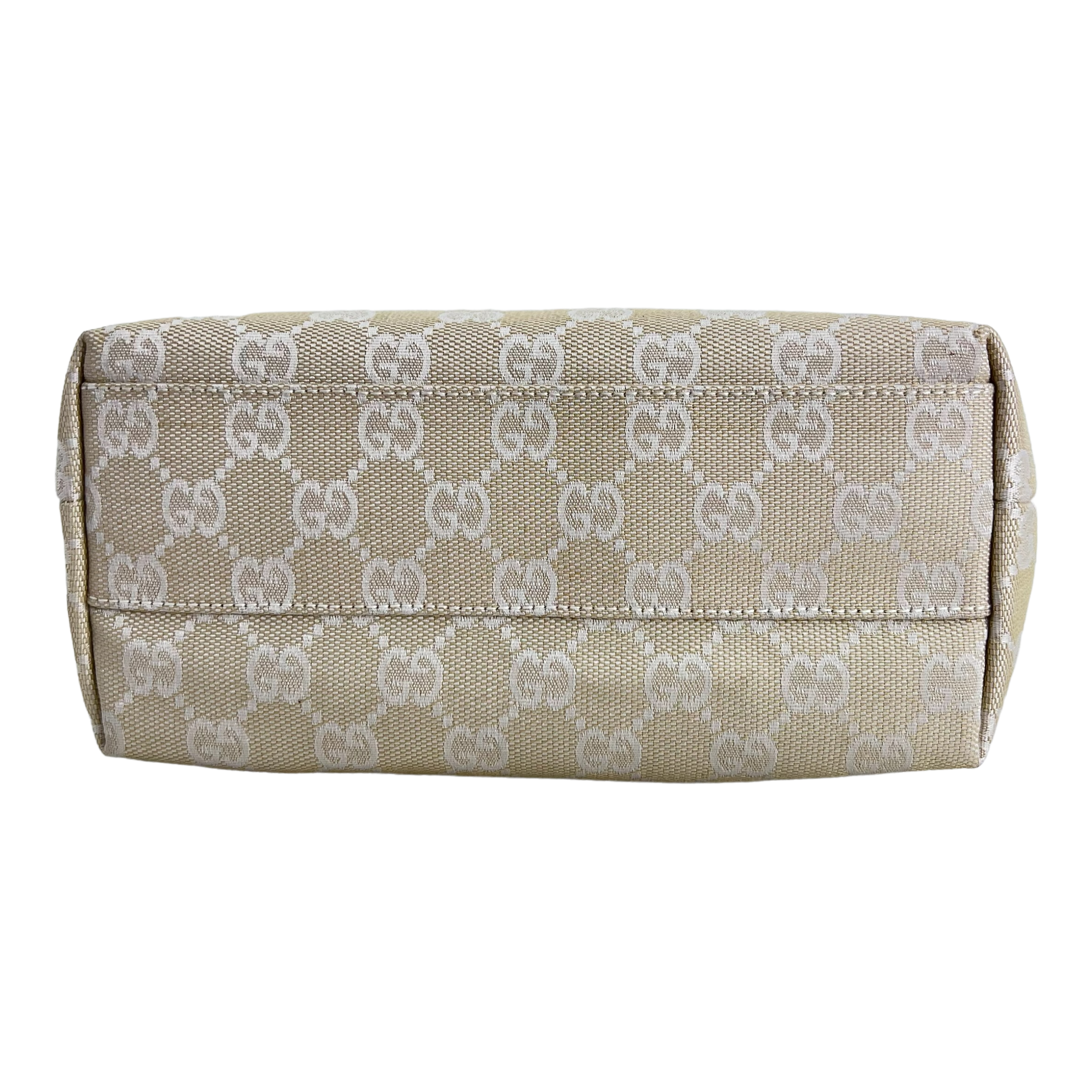 Ivory White Canvas Mini Tote