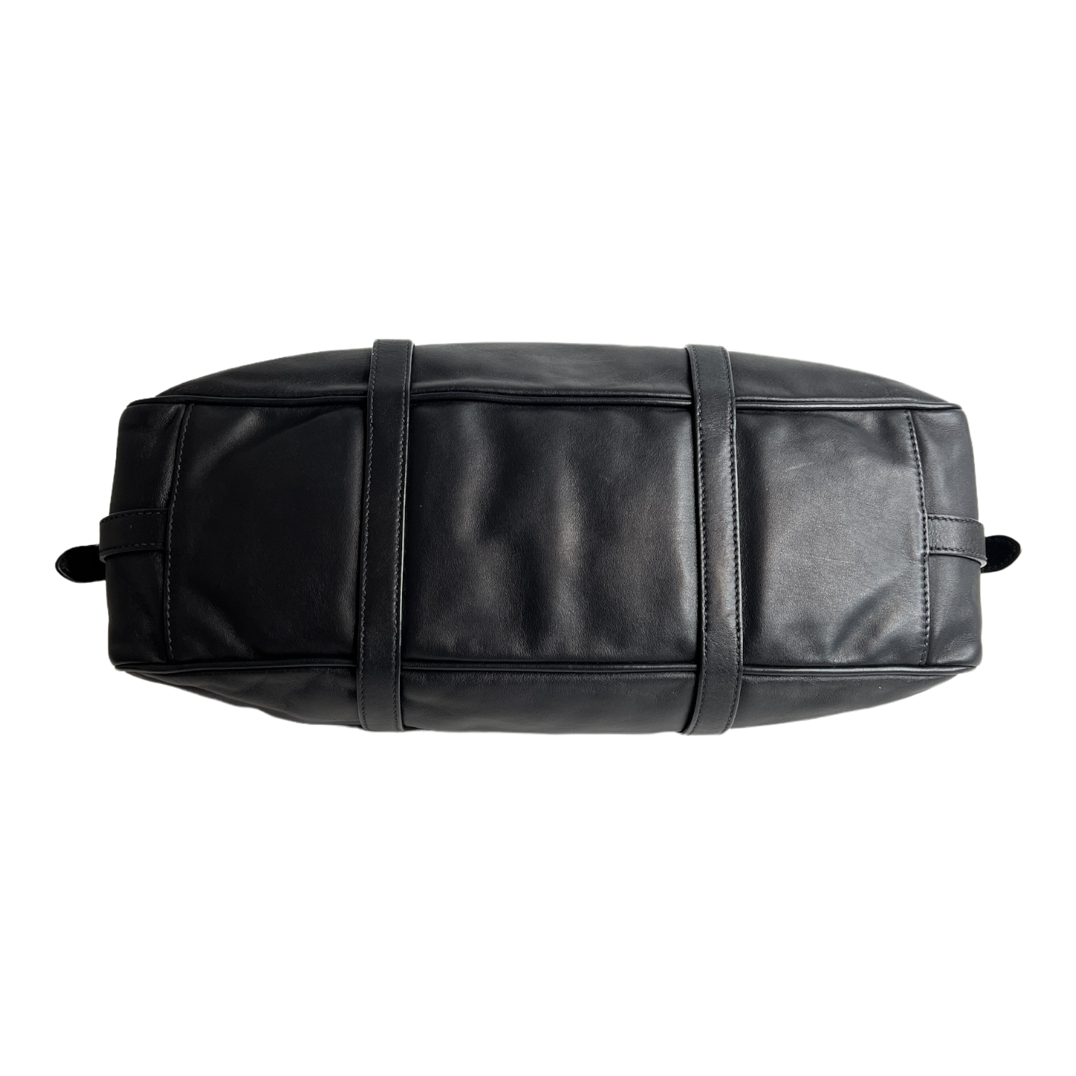 Bauletto Nero Calfskin Leather