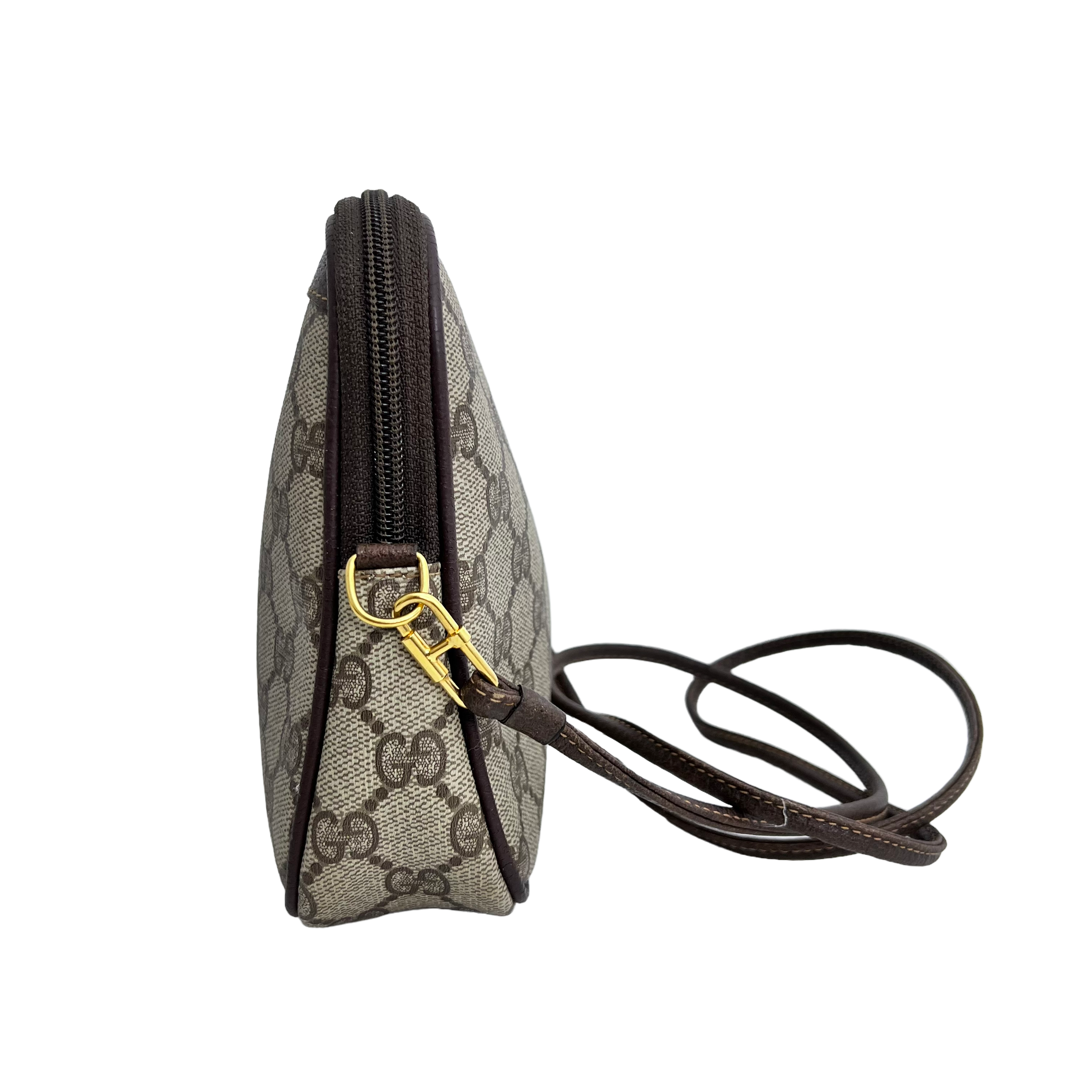 Small Brown GG Web Crossbody