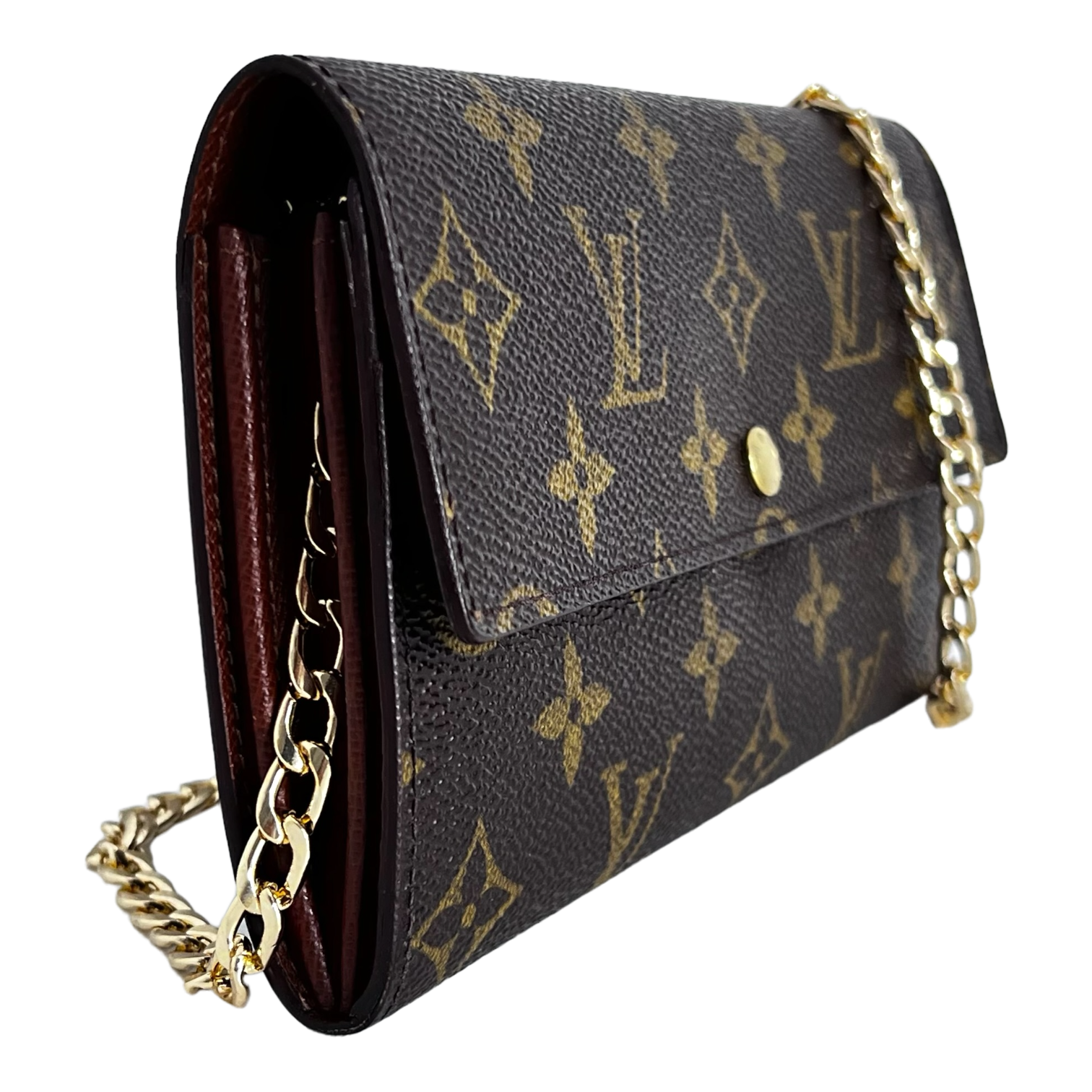 Monogram Money Wallet with Chain