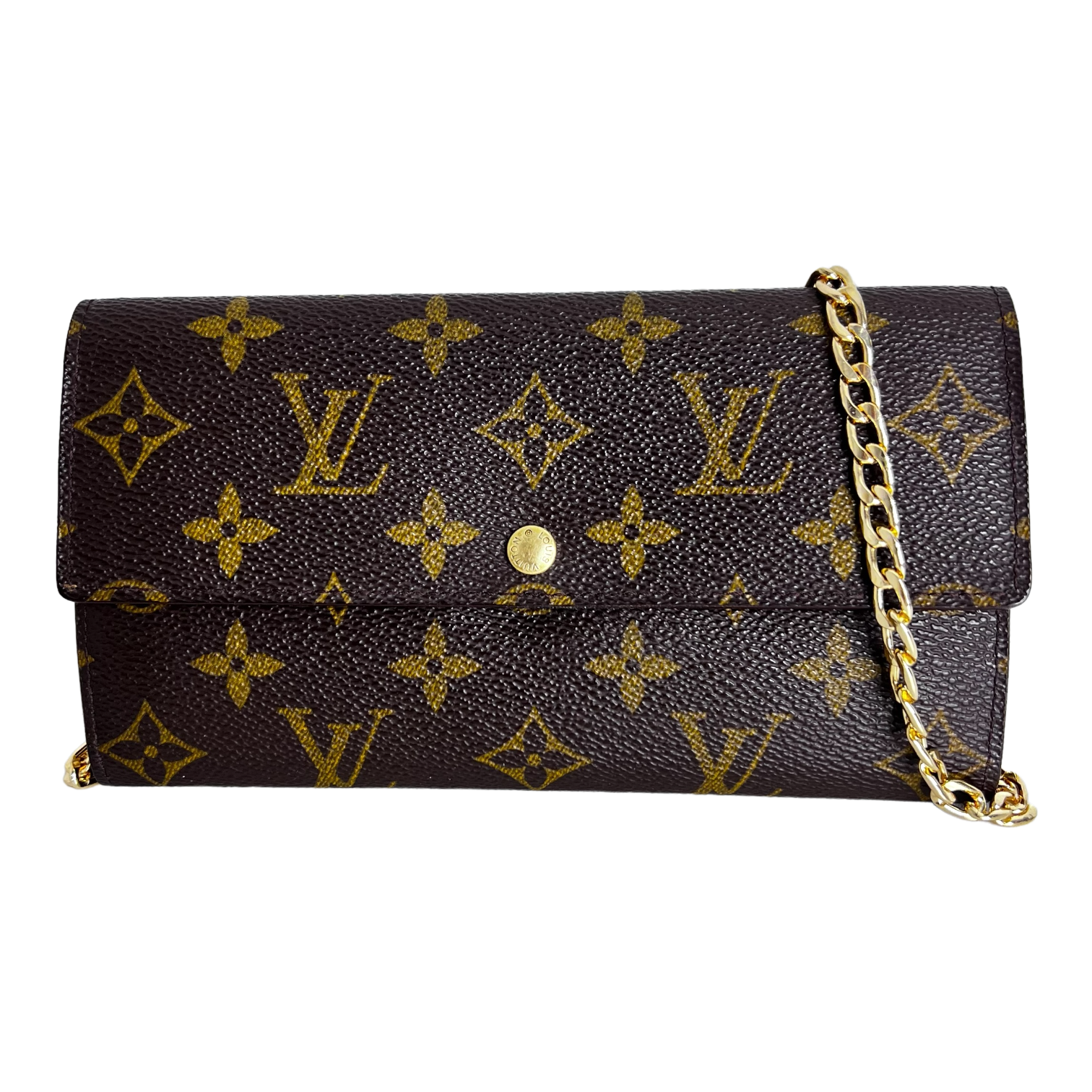 Monogram Money Wallet with Chain