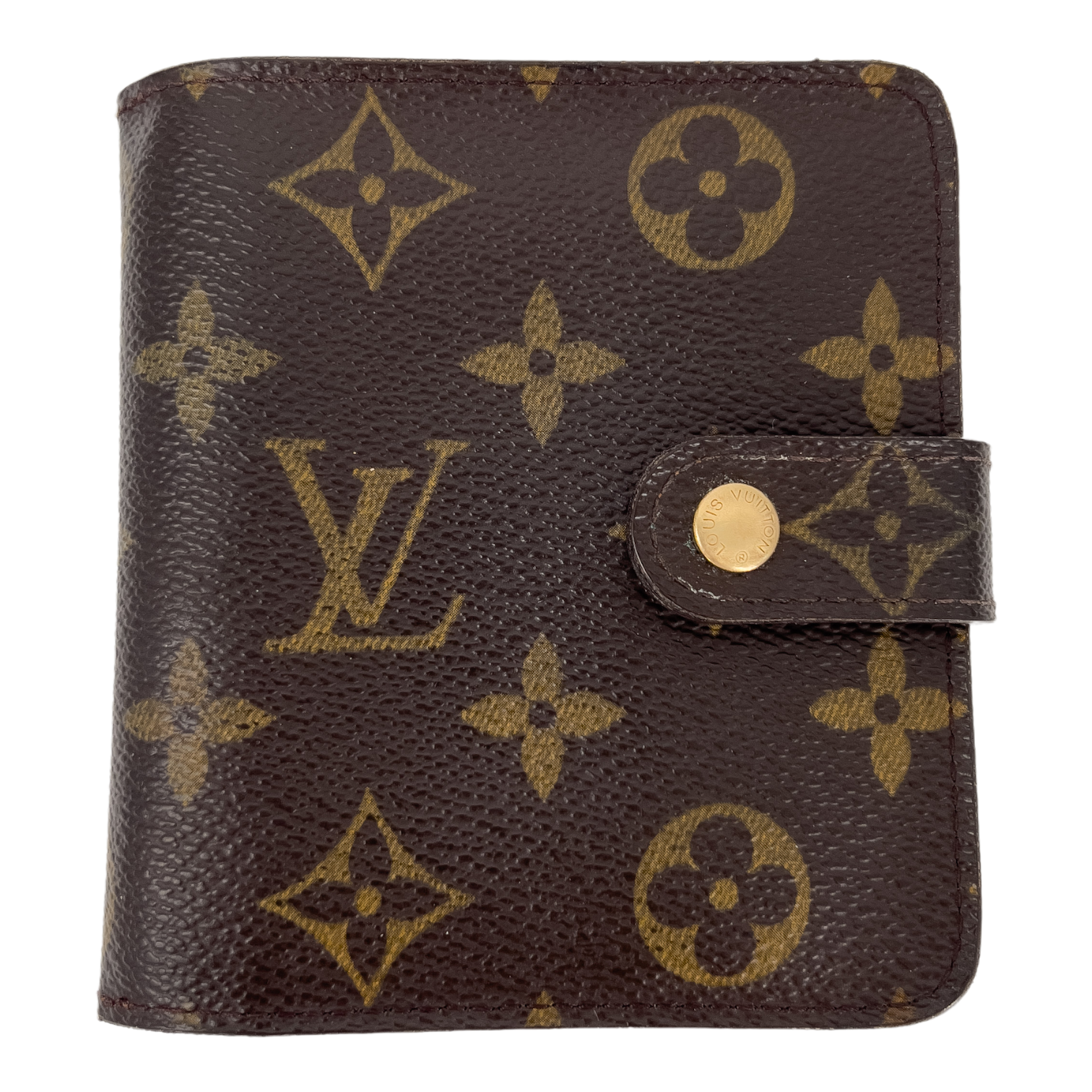 Monogram Wallet with Zip Coin Pouch - Item #4