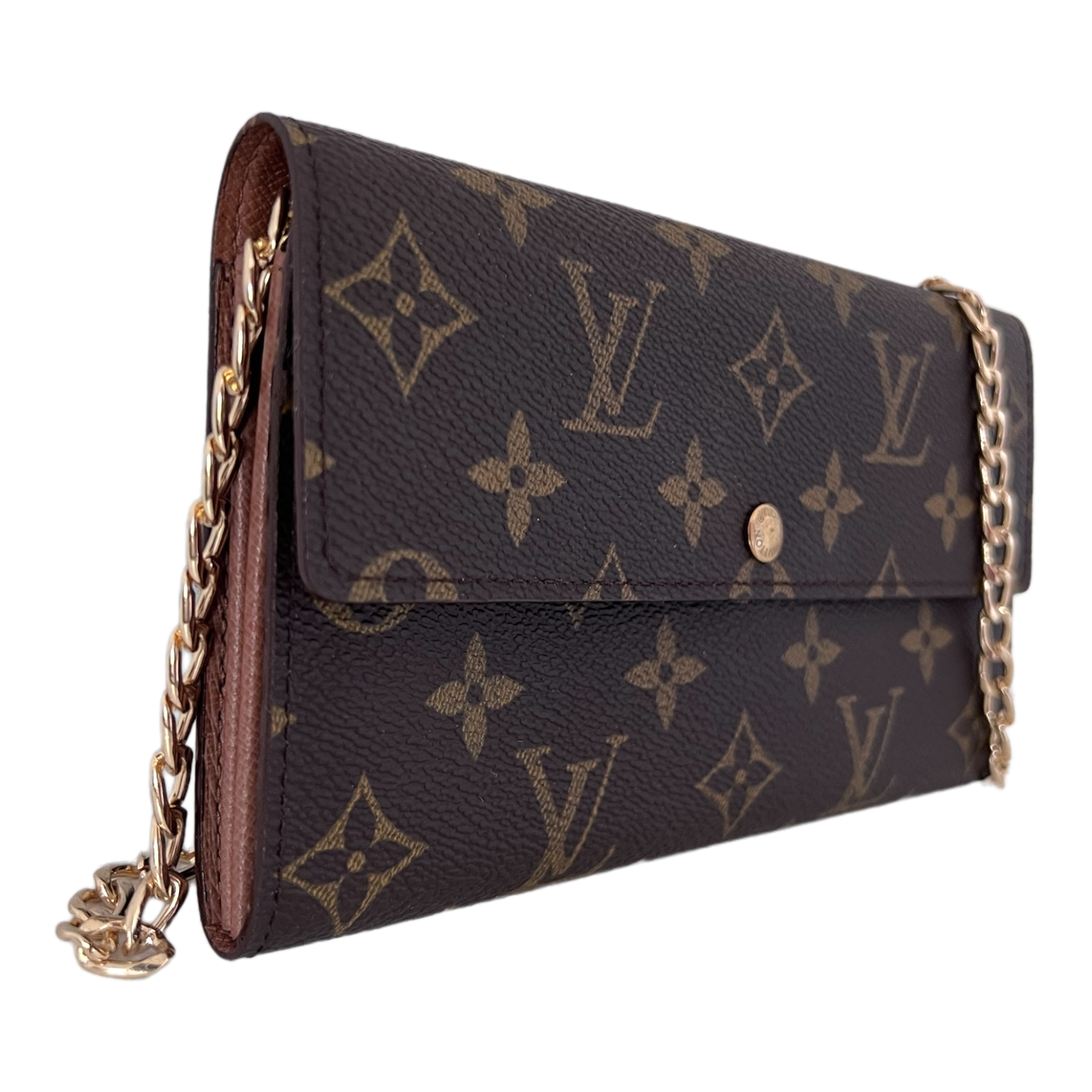 Monogram Money Wallet with Chain