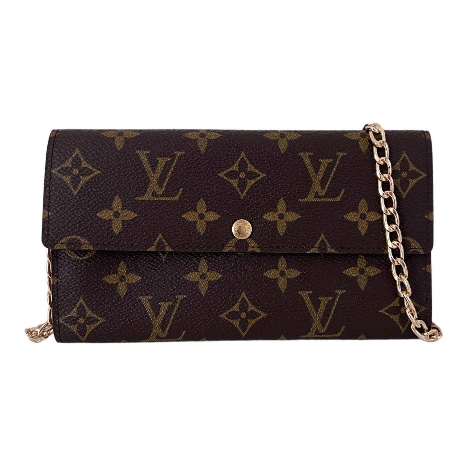 Monogram Money Wallet with Chain