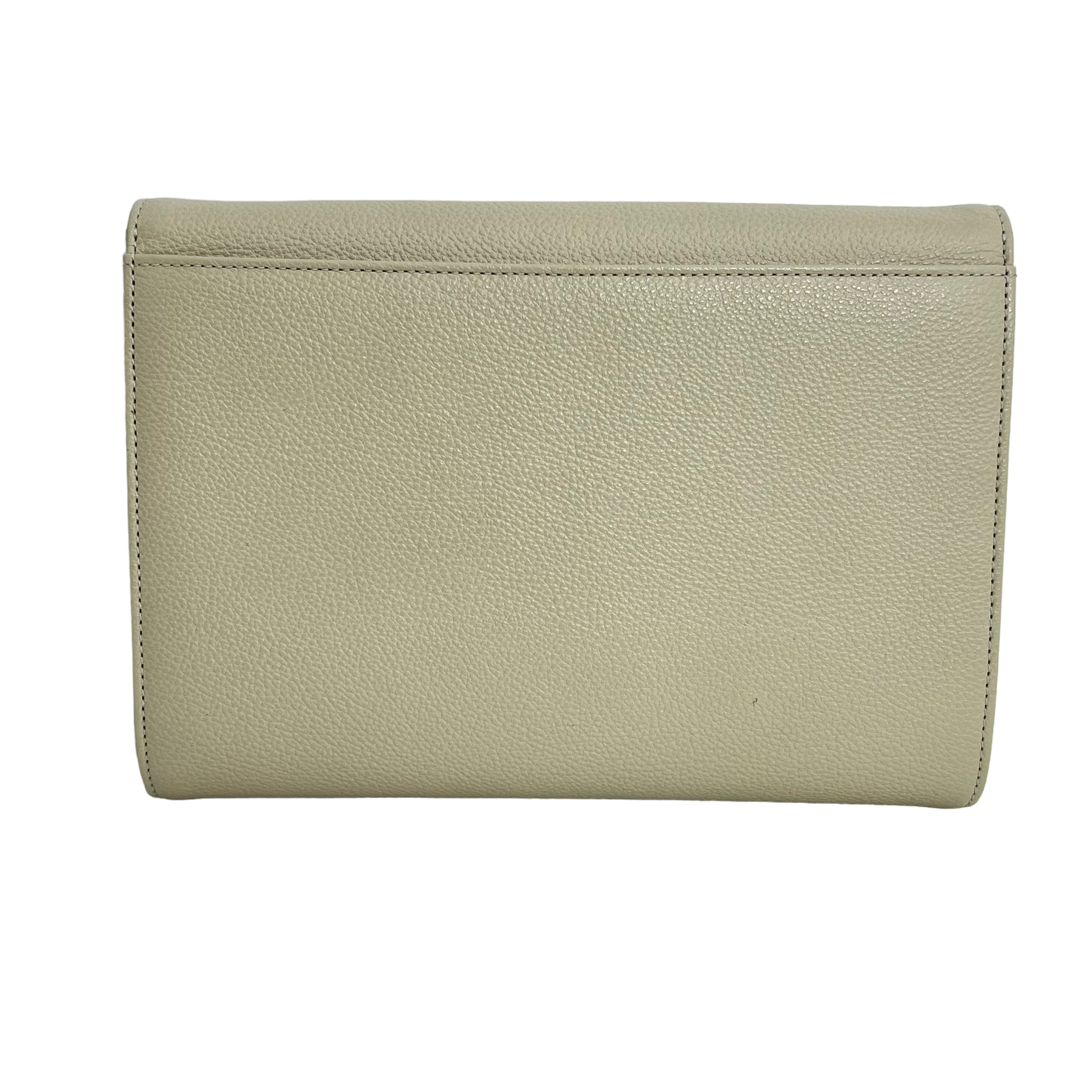 Cream Vintage Envelope Clutch