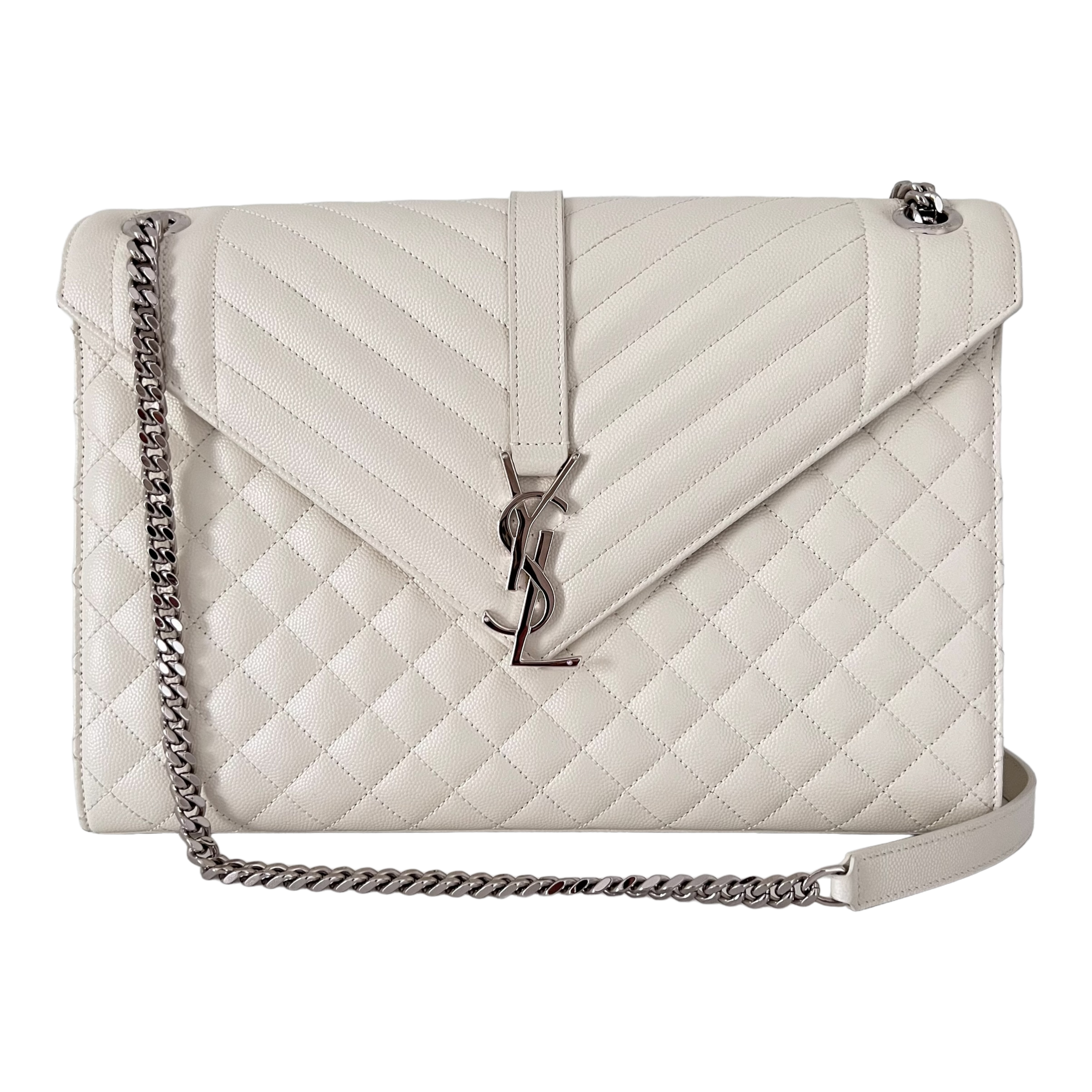 Envelope Large Bag in Blanc Vintage