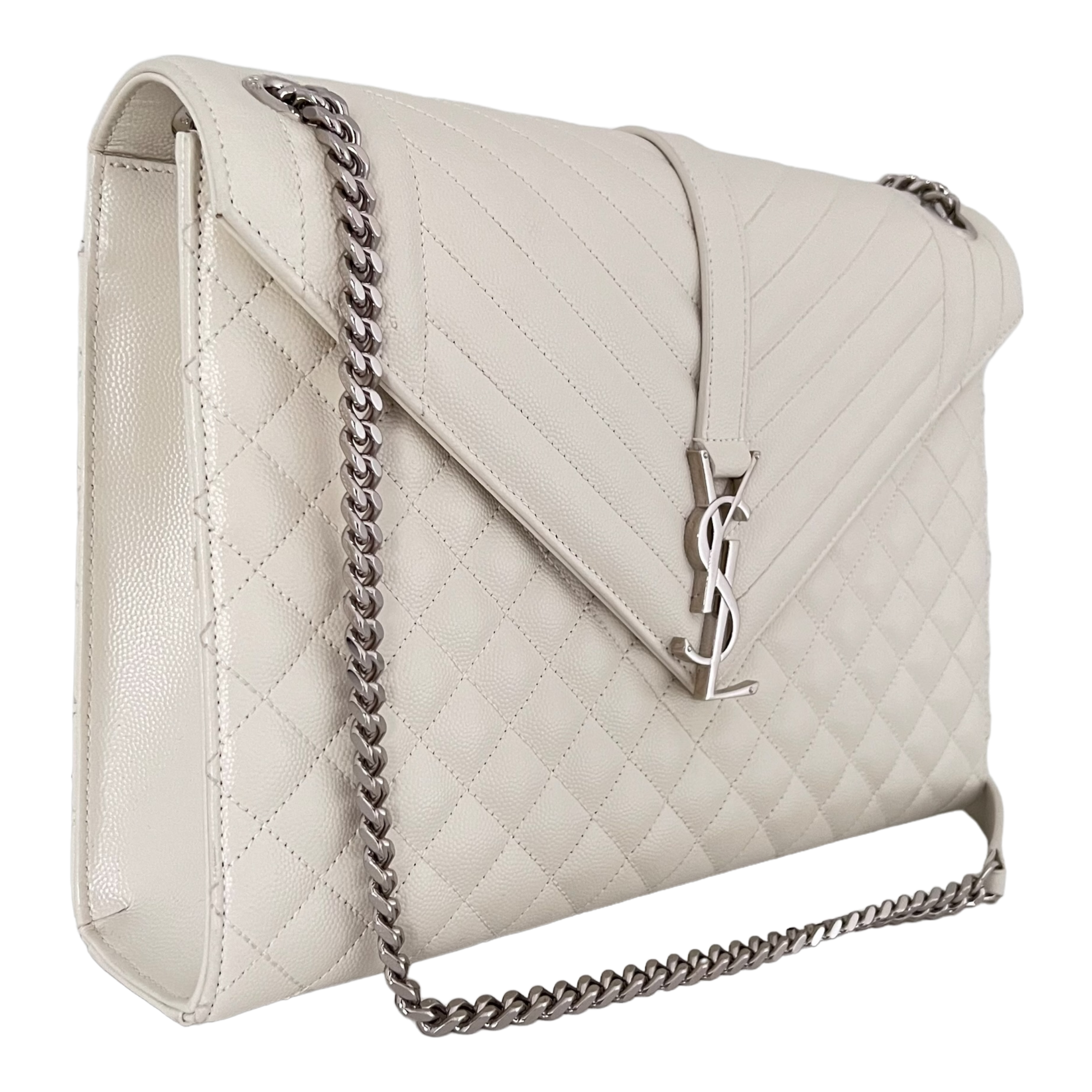 Envelope Large Bag in Blanc Vintage