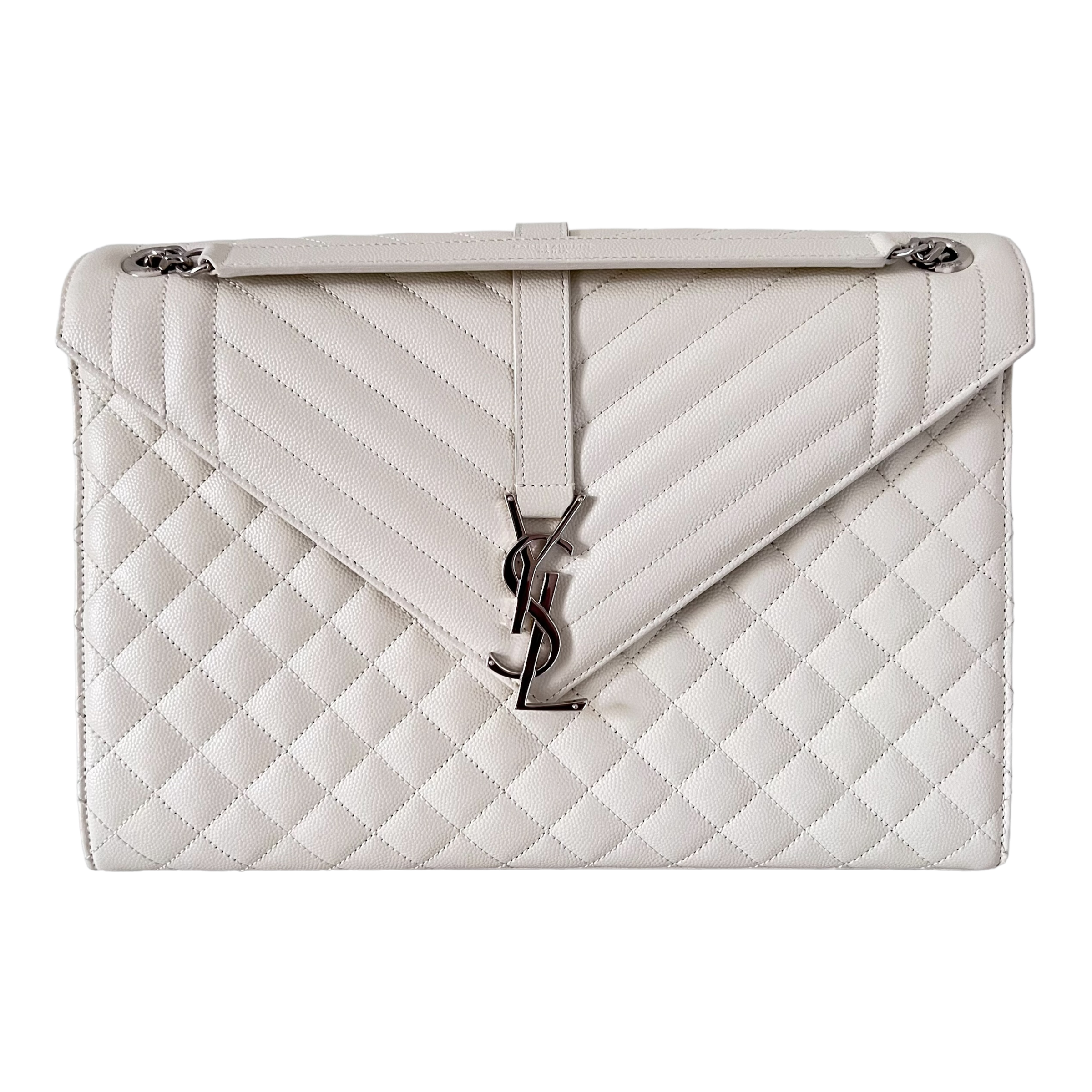 Envelope Large Bag in Blanc Vintage