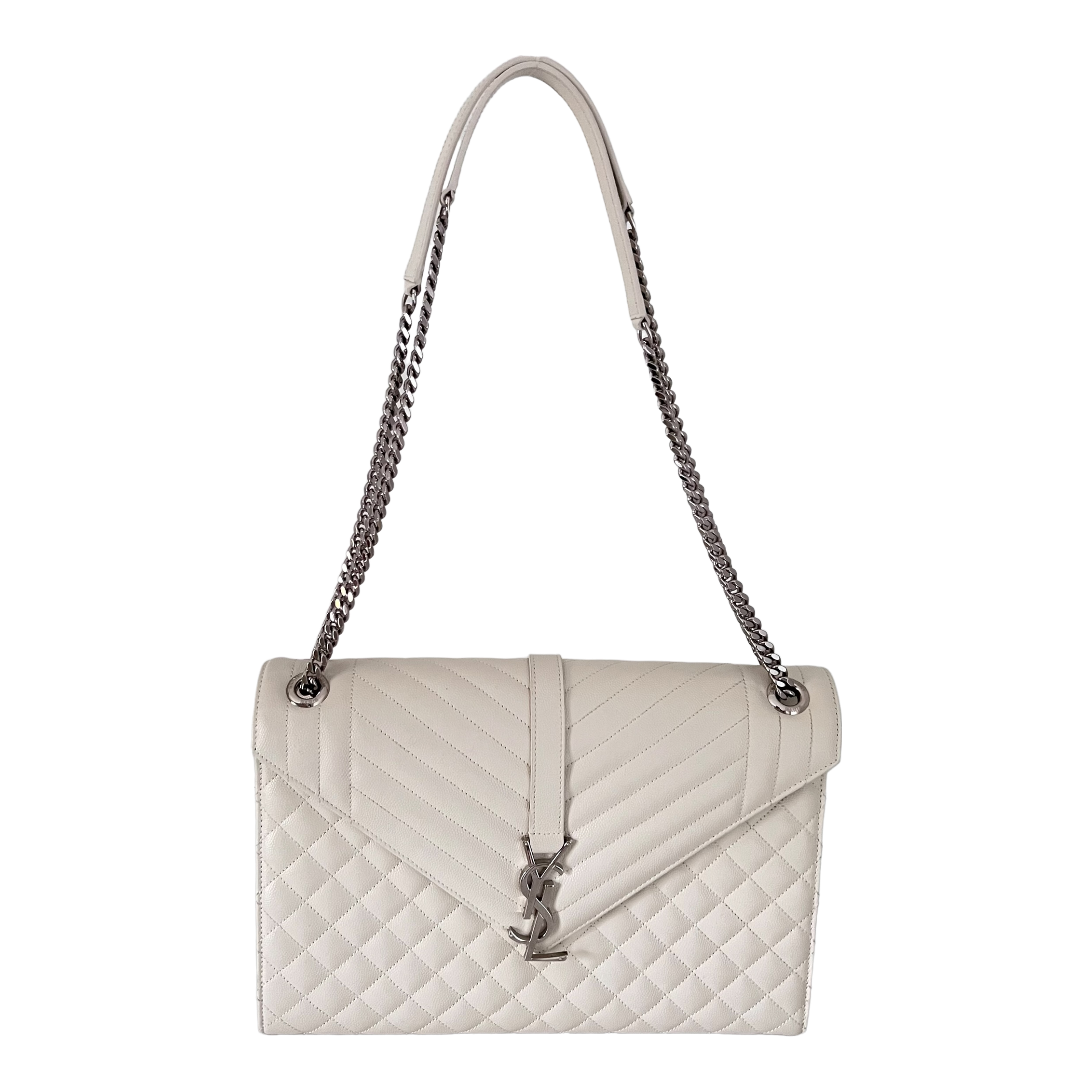 Envelope Large Bag in Blanc Vintage